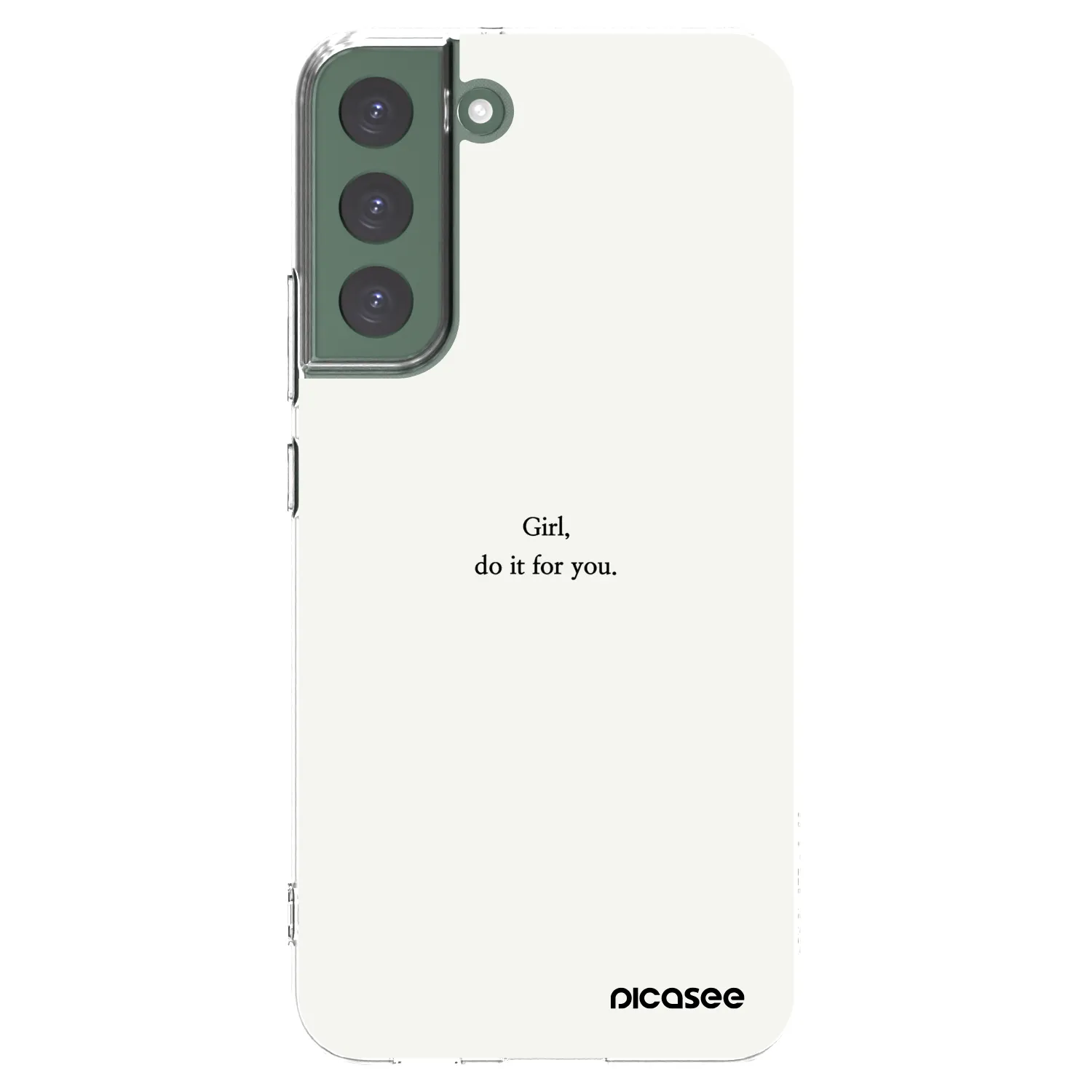 Picasee husă transparentă din silicon pentru Samsung Galaxy S22+ 5G - Girl, do it for you