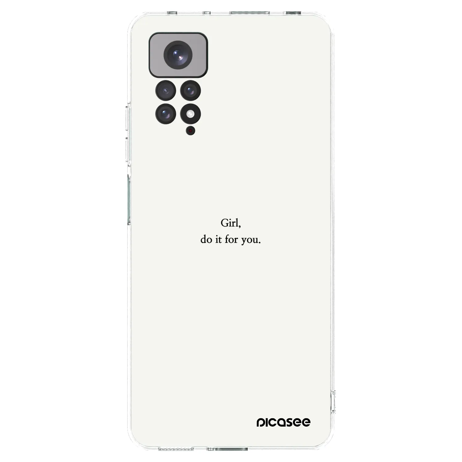 Picasee husă transparentă din silicon pentru Xiaomi Redmi Note 11 - Girl, do it for you