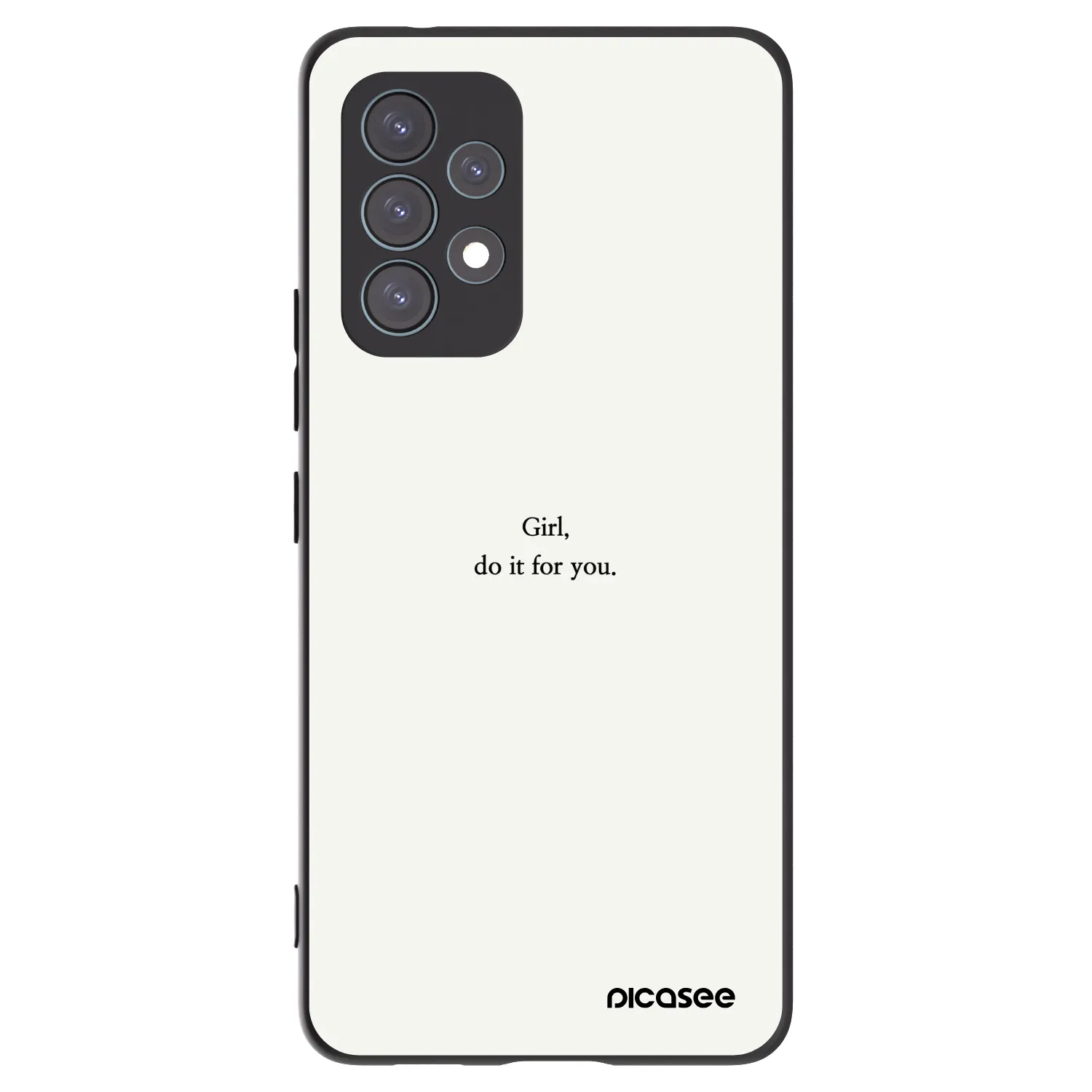 Picasee husă neagră din silicon pentru Samsung Galaxy A53 5G A536 - Girl, do it for you
