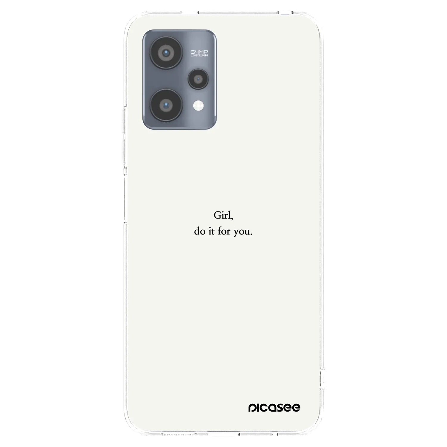 Picasee husă transparentă din silicon pentru Realme 9 Pro 5G - Girl, do it for you
