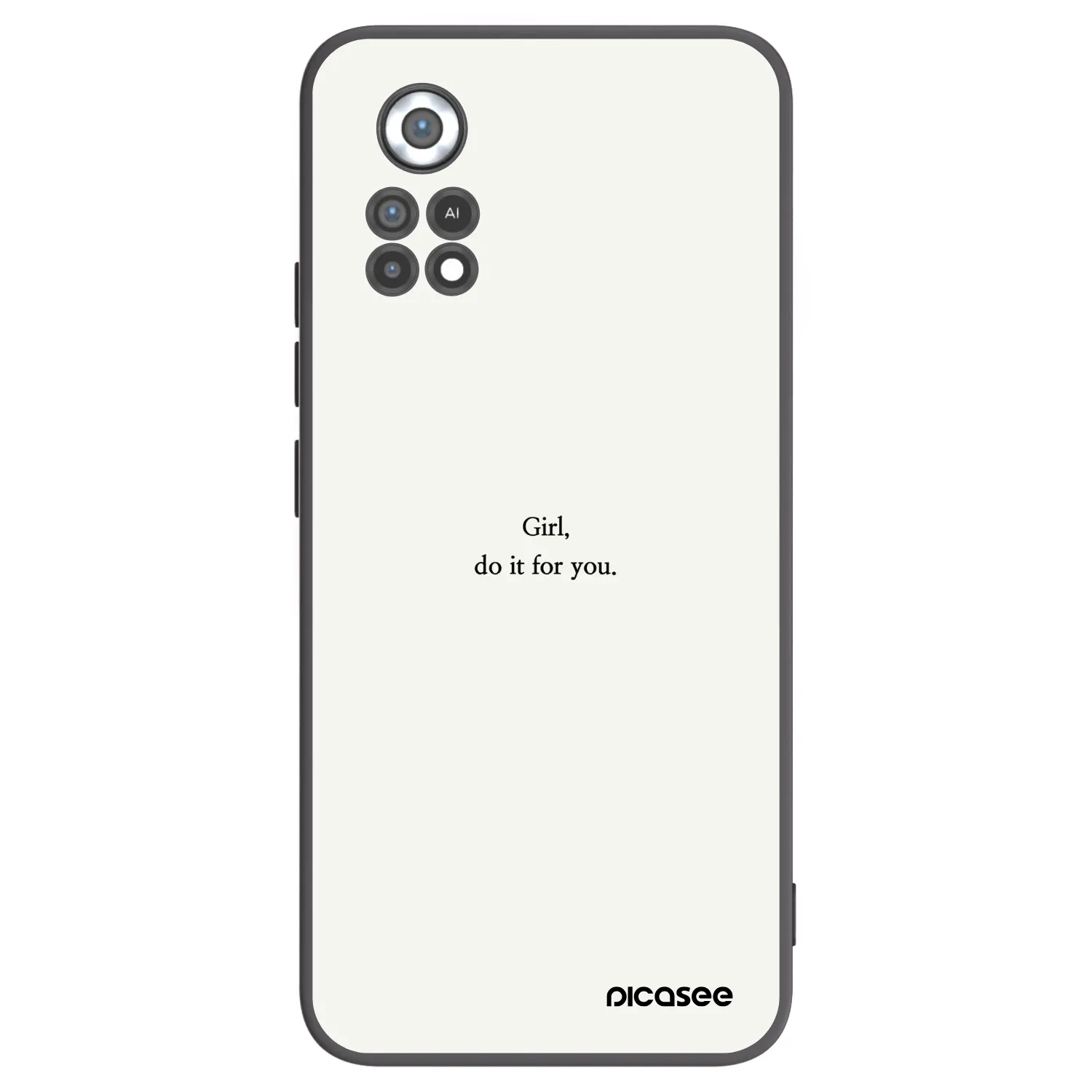 Picasee husă neagră din silicon pentru Xiaomi Poco X4 Pro 5G - Girl, do it for you