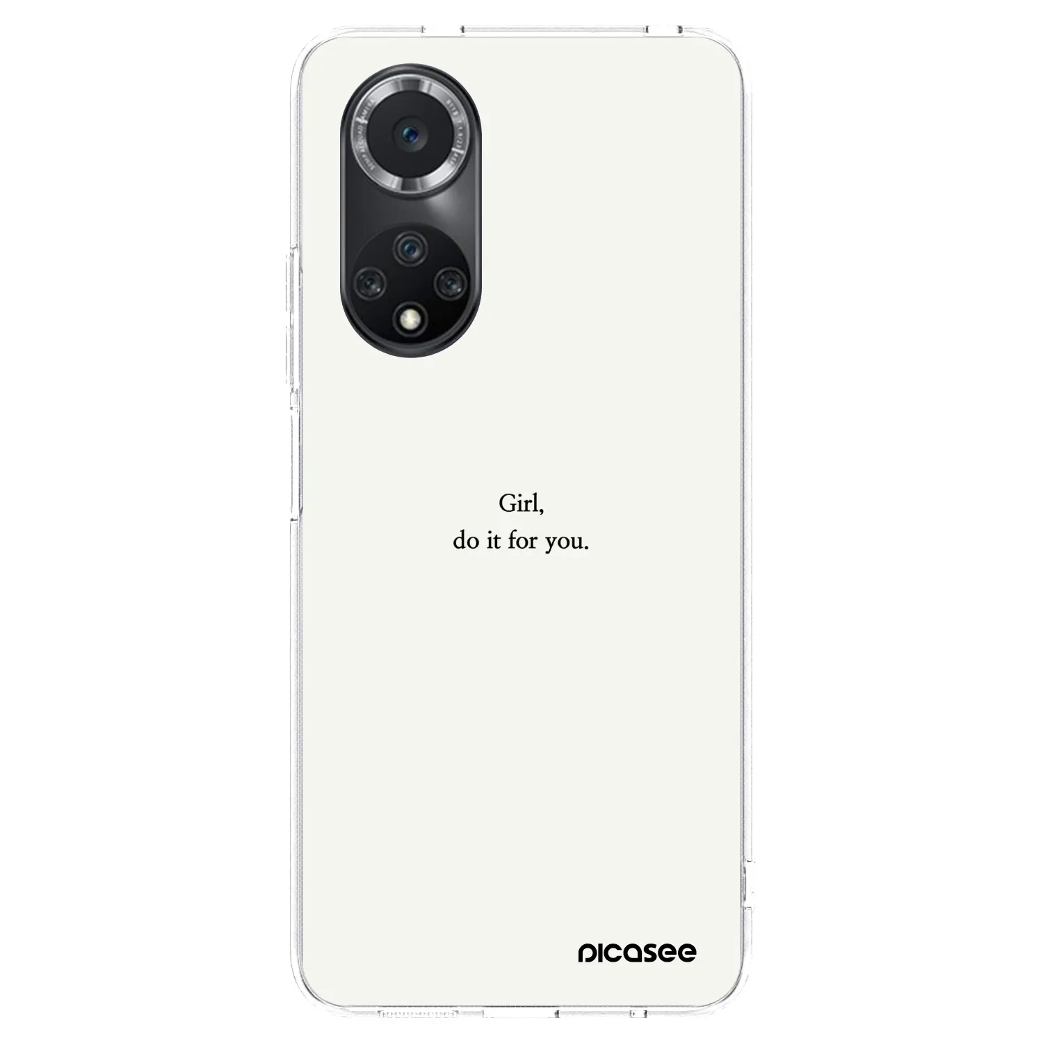 Picasee husă transparentă din silicon pentru Huawei Nova 9 SE - Girl, do it for you