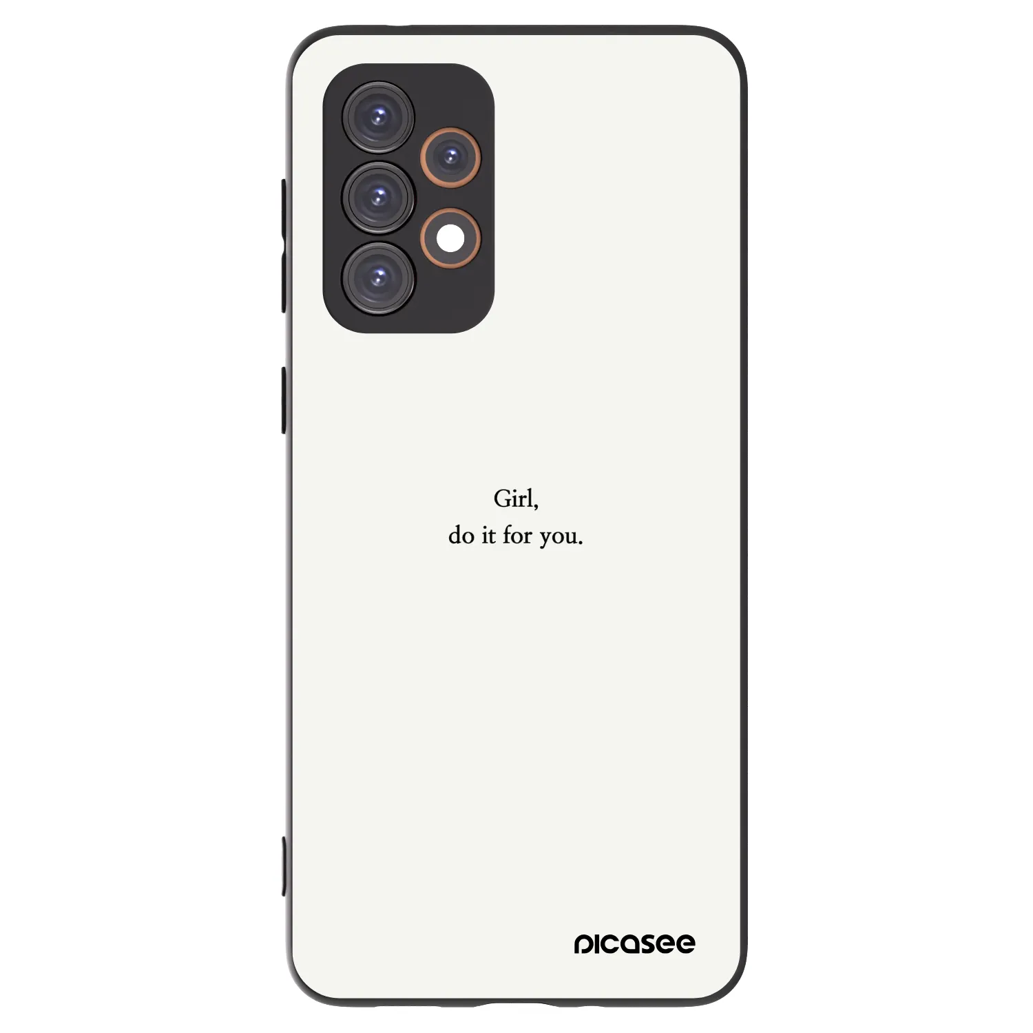 Picasee husă neagră din silicon pentru Samsung Galaxy A33 5G A336 - Girl, do it for you