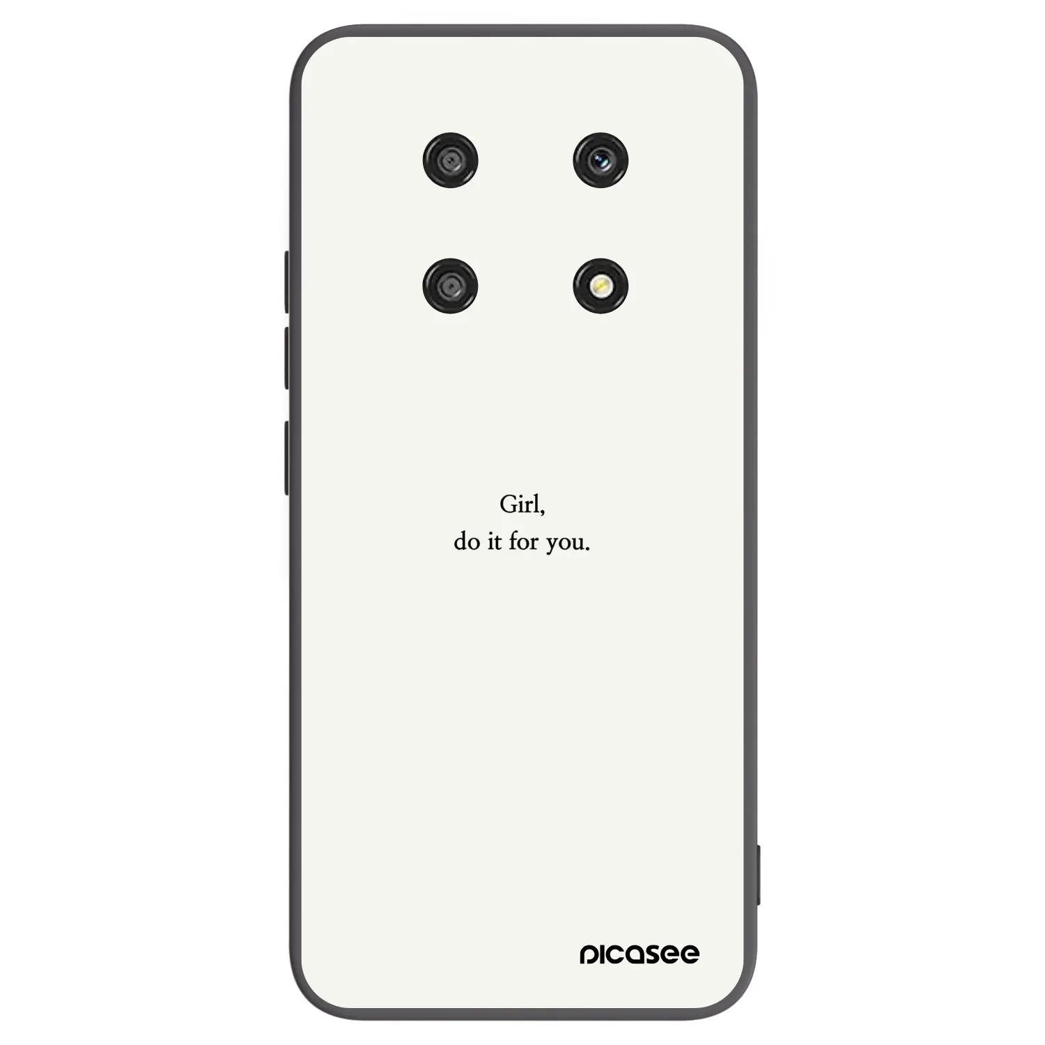 Picasee husă neagră din silicon pentru Honor Magic4 Lite 5G - Girl, do it for you