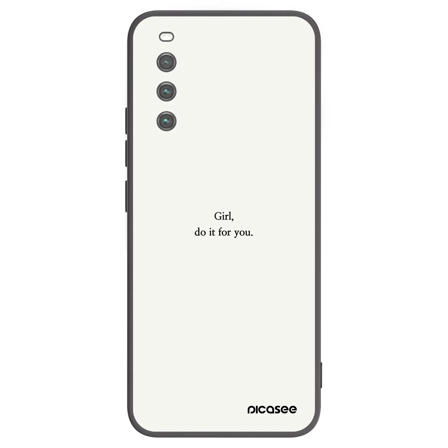 Picasee husă neagră din silicon pentru Sony Xperia 10 IV 5G - Girl, do it for you
