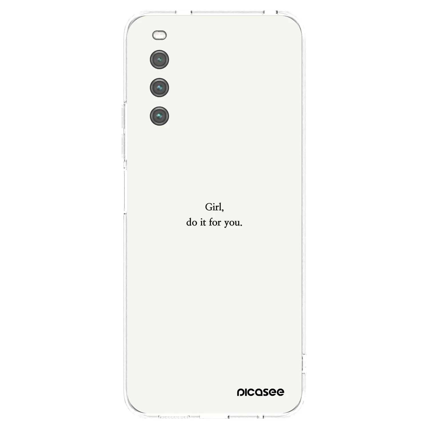 Picasee husă transparentă din silicon pentru Sony Xperia 10 IV 5G - Girl, do it for you