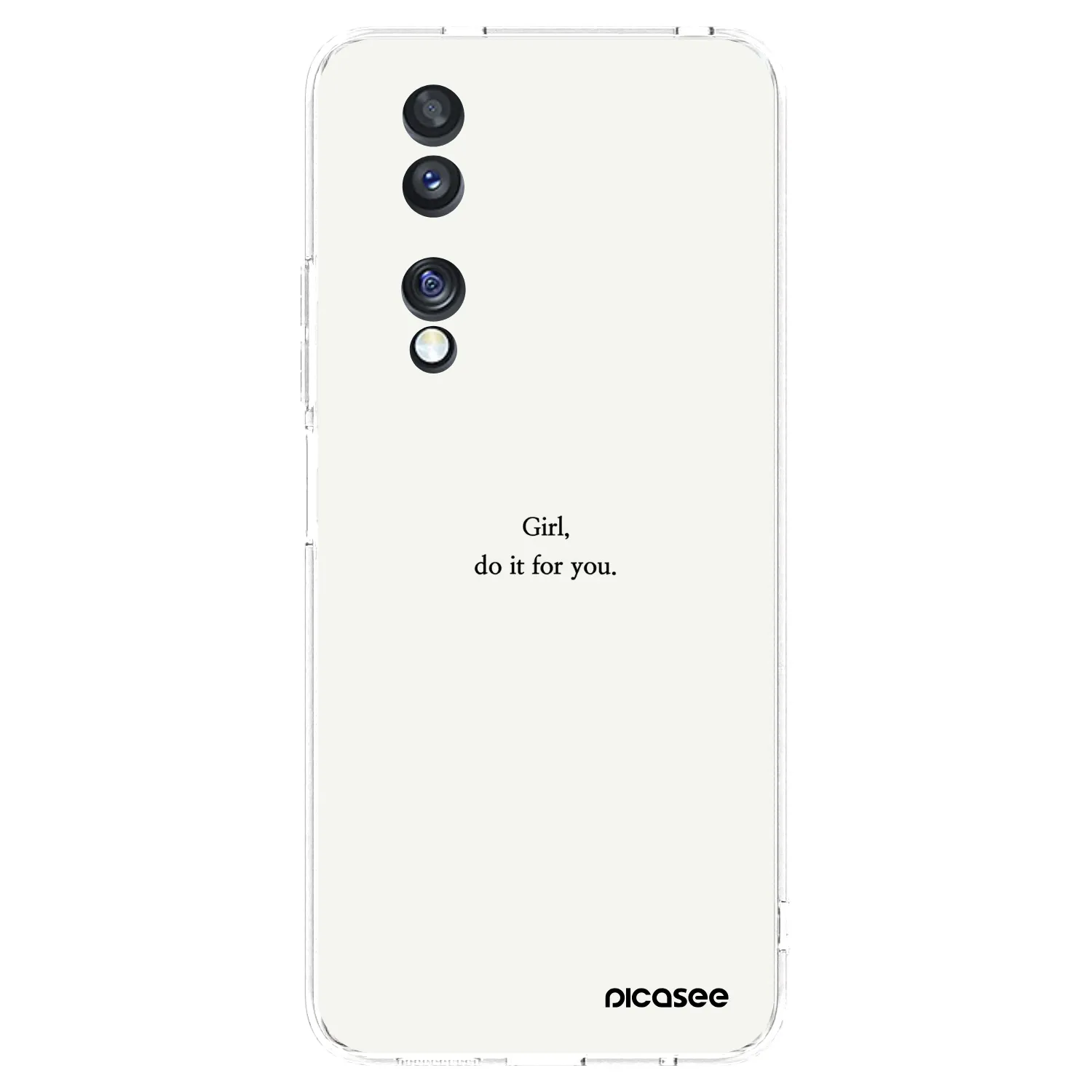 Picasee husă transparentă din silicon pentru Honor 70 - Girl, do it for you