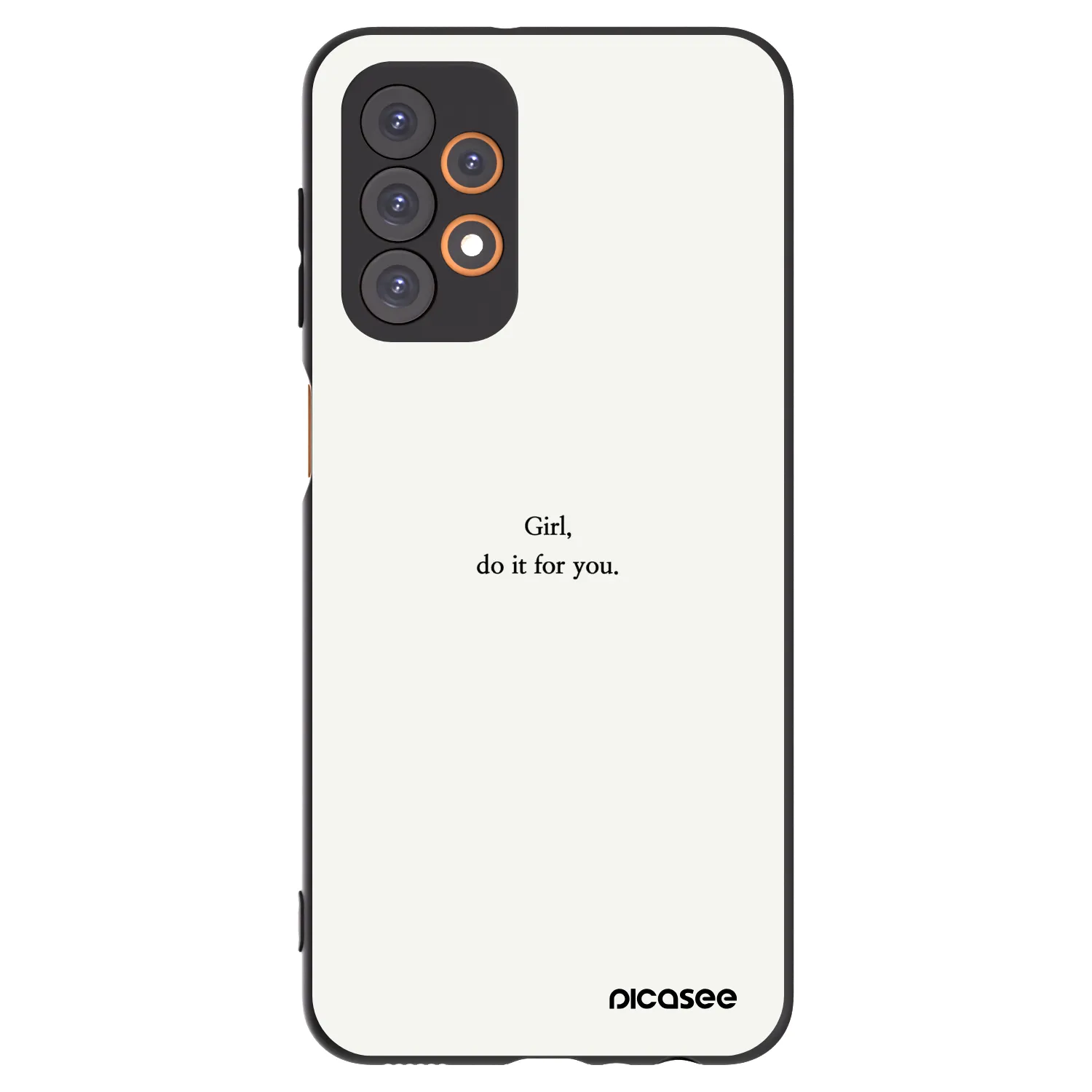 Picasee husă neagră din silicon pentru Samsung Galaxy A23 A235F 4G - Girl, do it for you