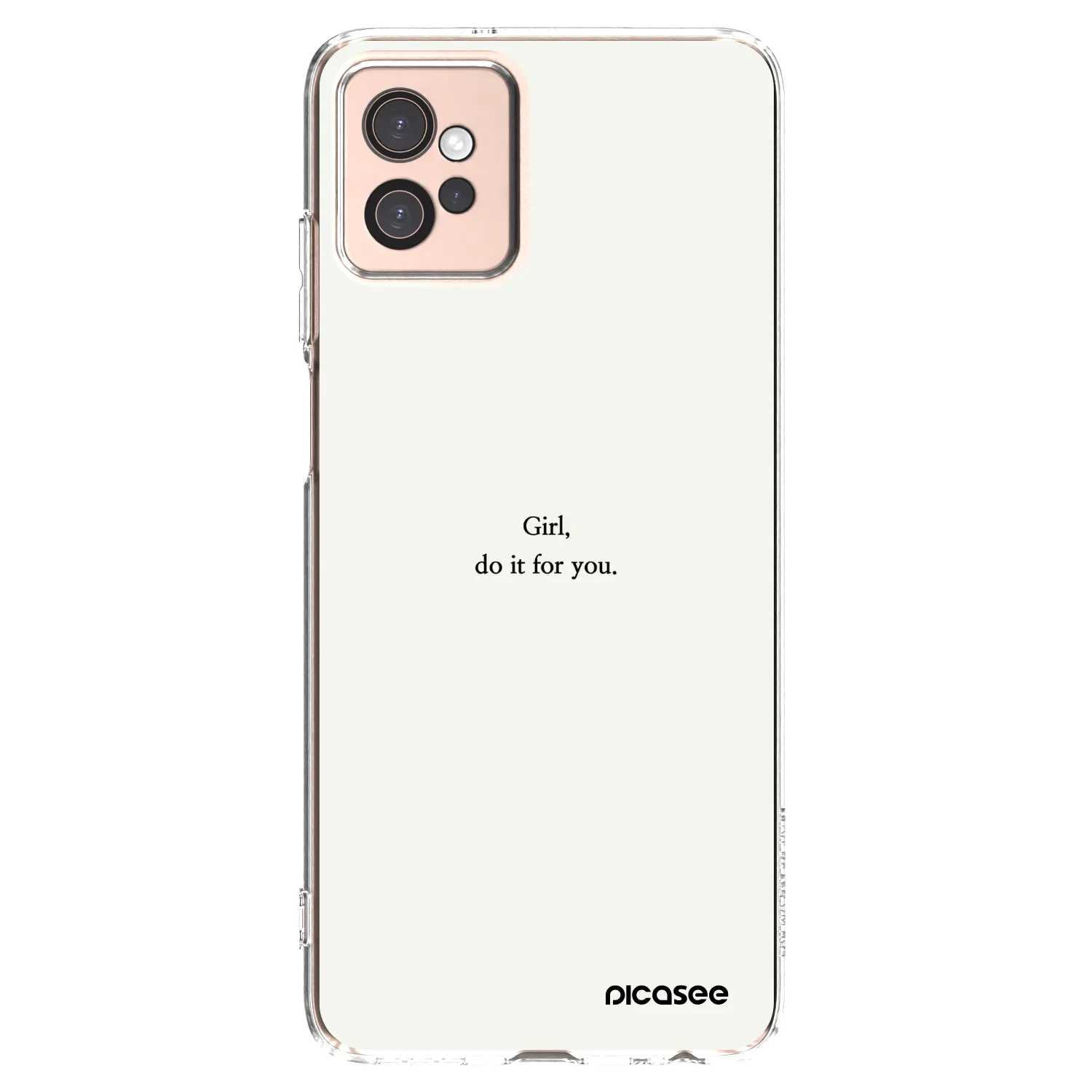 Picasee husă transparentă din silicon pentru Motorola Moto G32 - Girl, do it for you