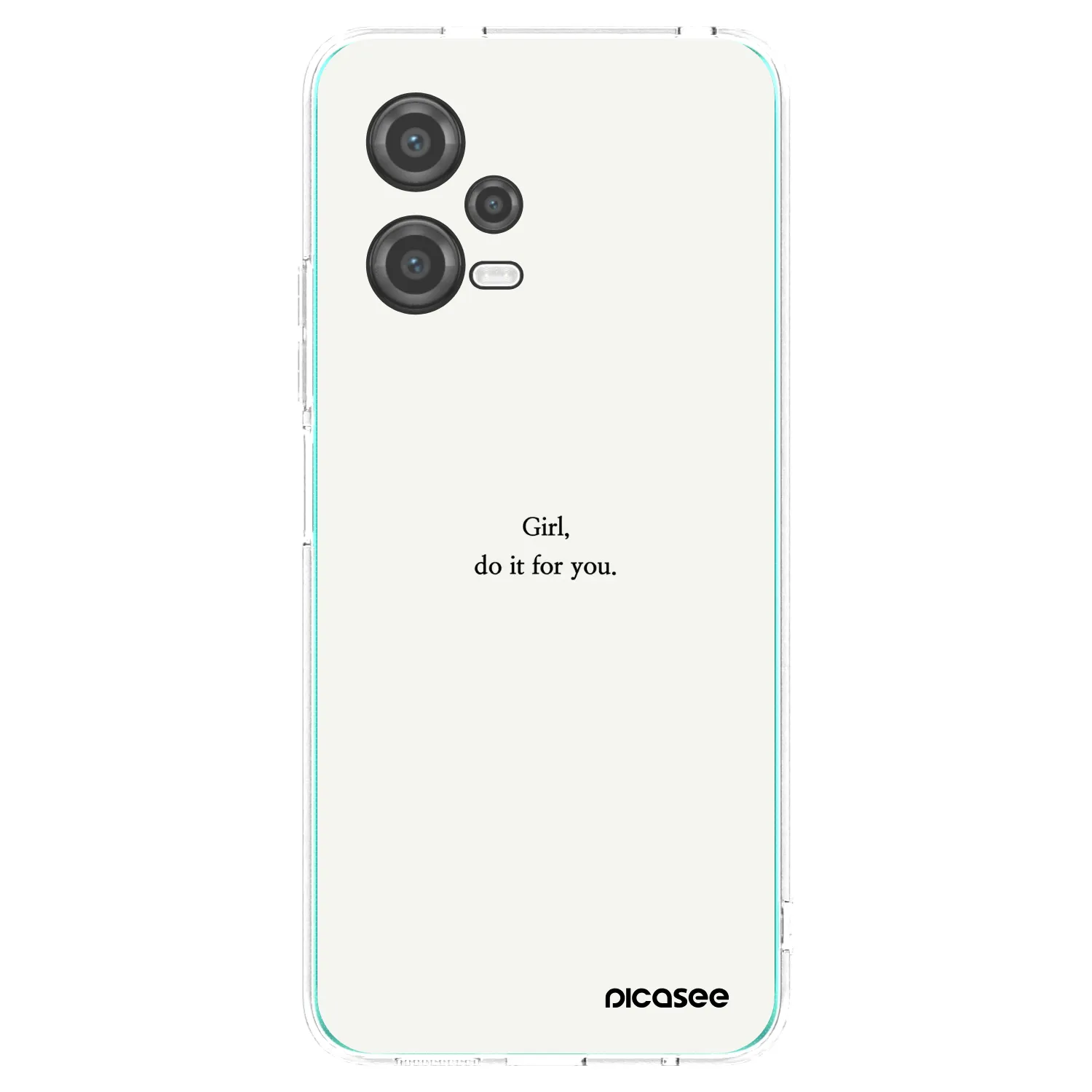 Picasee husă transparentă din silicon pentru Xiaomi Poco X5 - Girl, do it for you