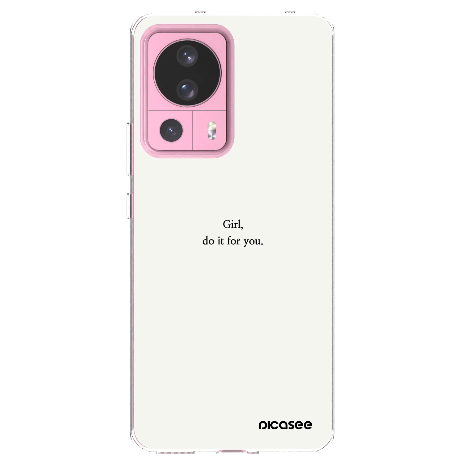 Picasee husă transparentă din silicon pentru Xiaomi 13 Lite - Girl, do it for you