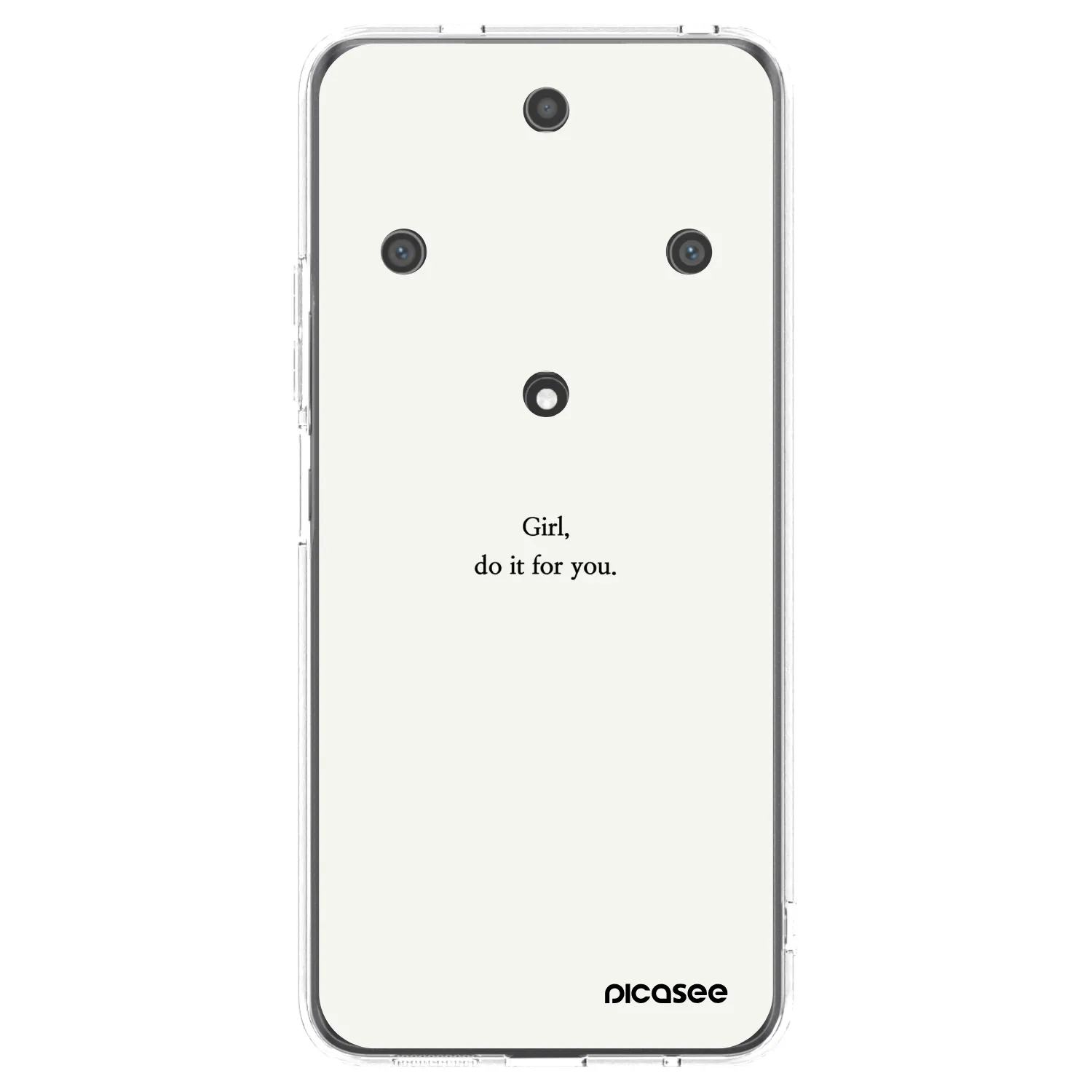 Picasee husă transparentă din silicon pentru Honor Magic5 Lite 5G - Girl, do it for you