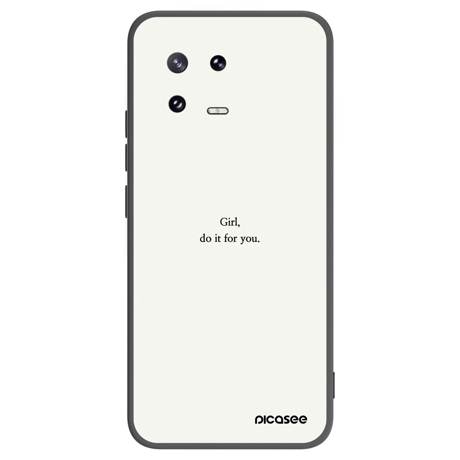 Picasee husă neagră din silicon pentru Xiaomi 13 Pro - Girl, do it for you