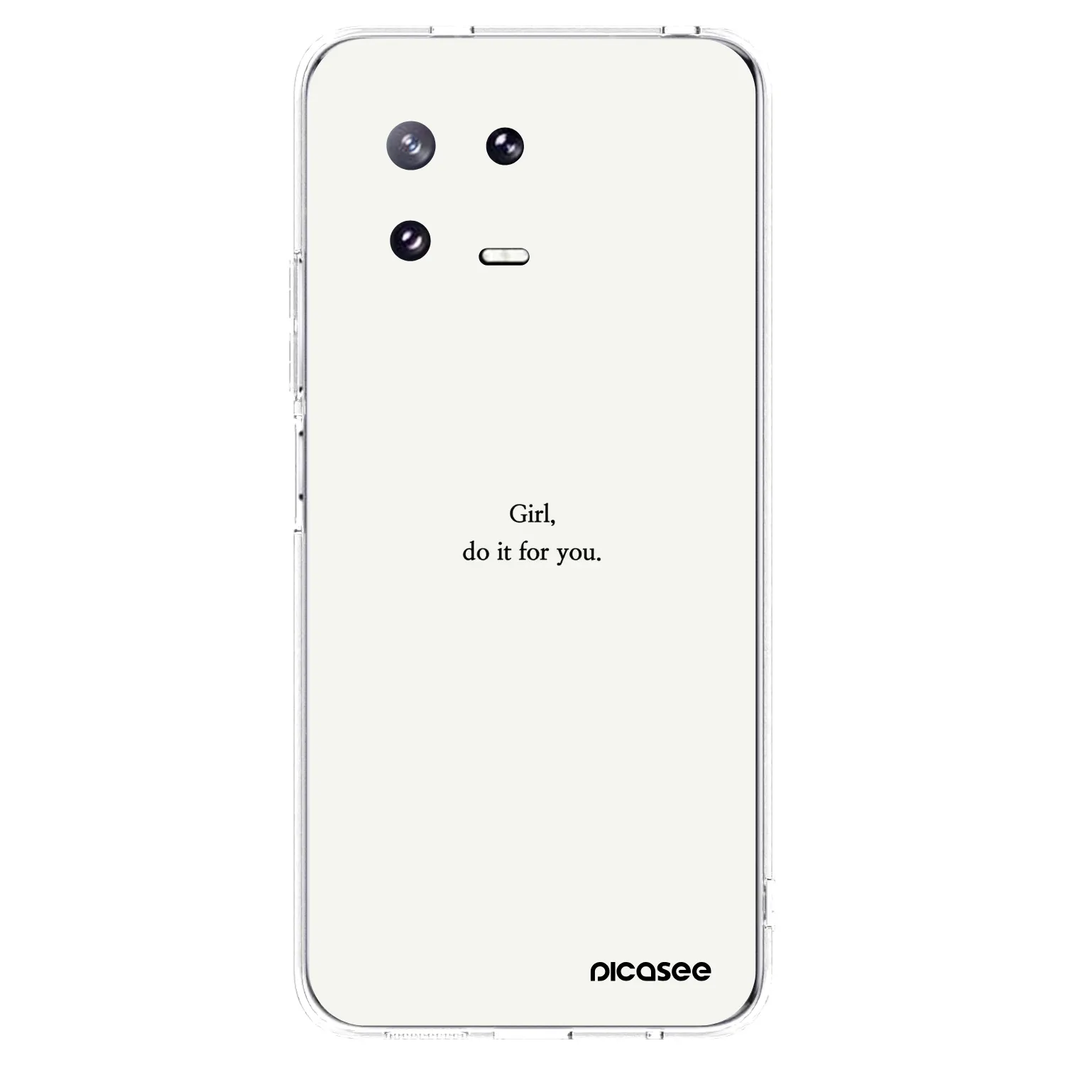 Picasee husă transparentă din silicon pentru Xiaomi 13 Pro - Girl, do it for you