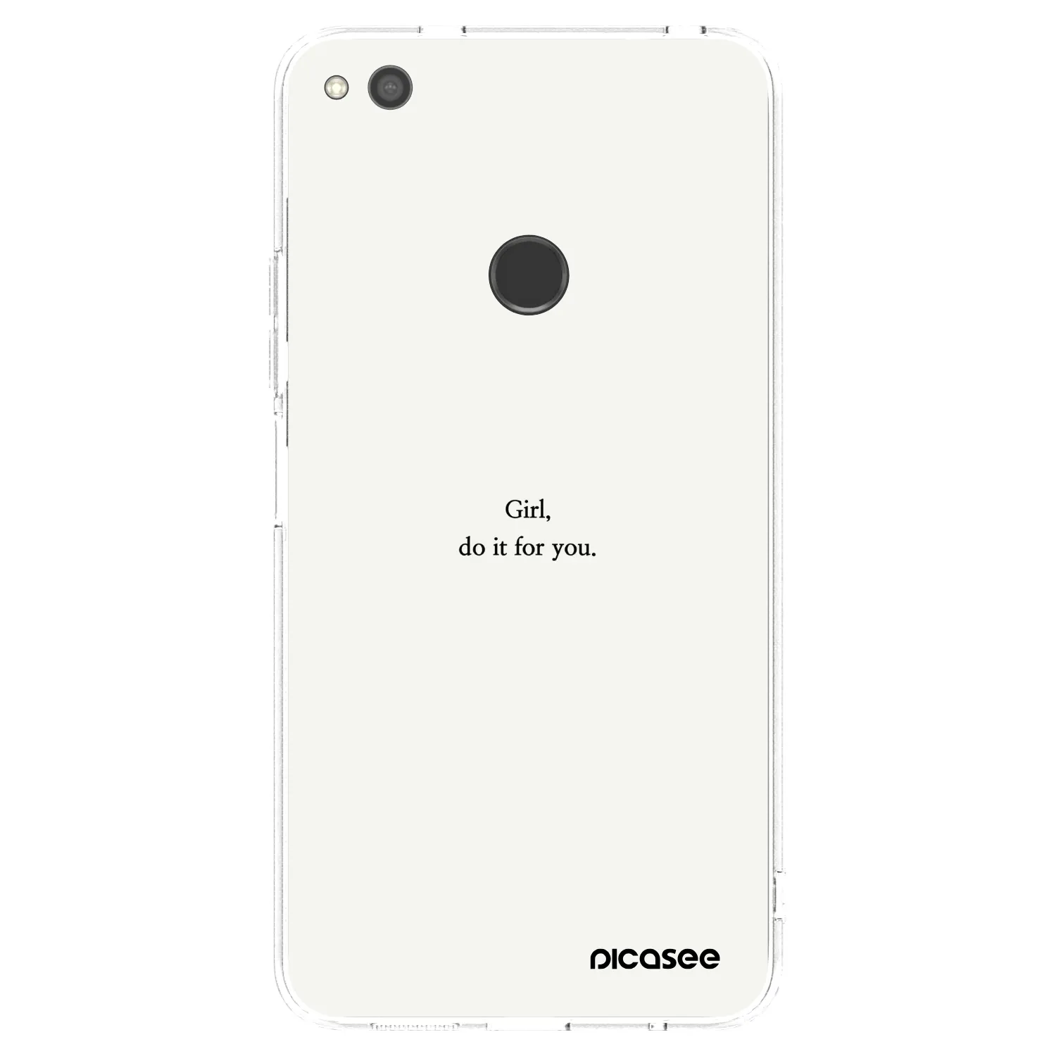 Picasee husă transparentă din silicon pentru Huawei P9 Lite 2017 - Girl, do it for you