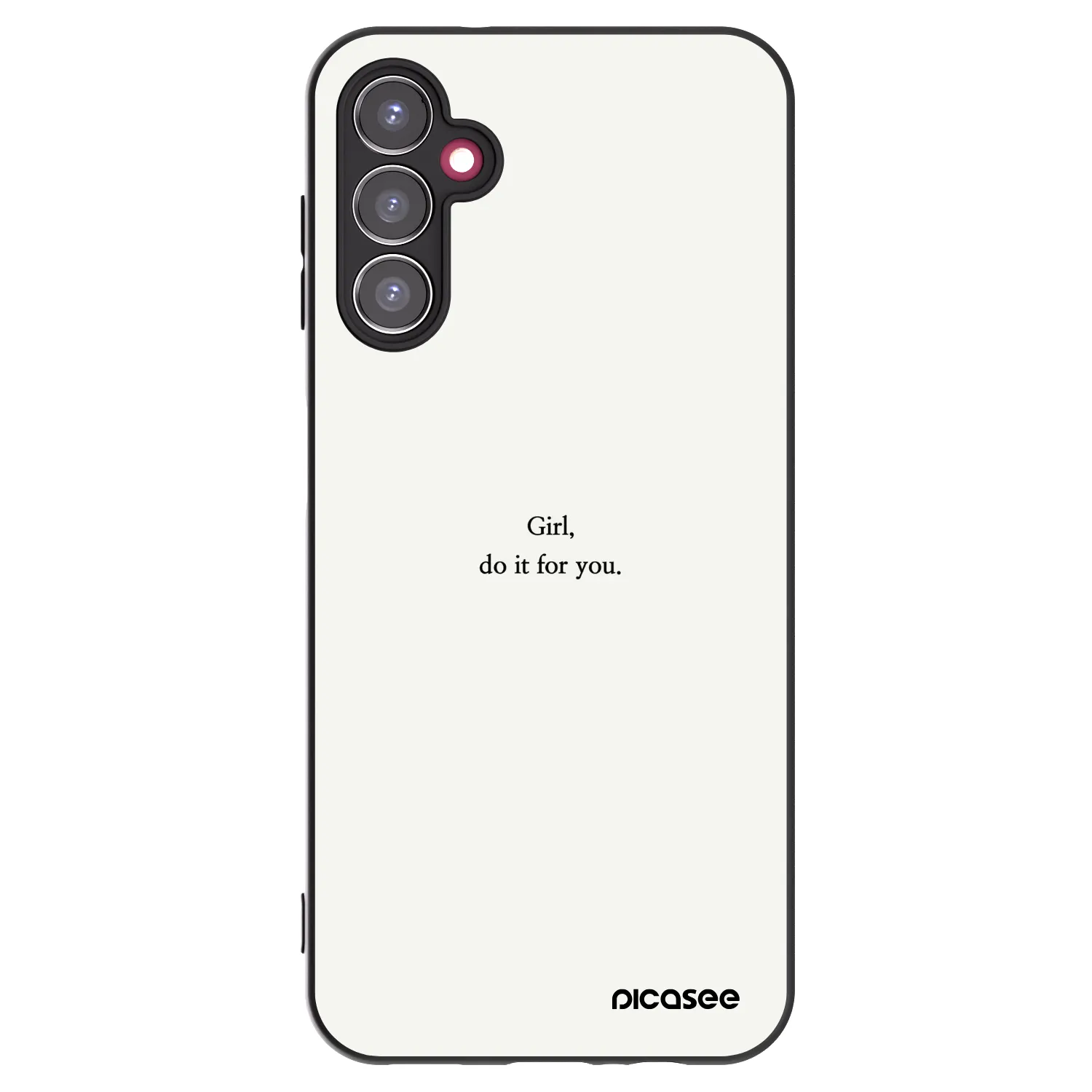 Picasee husă neagră din silicon pentru Samsung Galaxy A14 4G A145R - Girl, do it for you