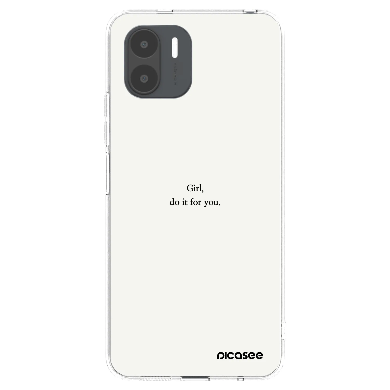 Picasee husă transparentă din silicon pentru Xiaomi Redmi A2 - Girl, do it for you