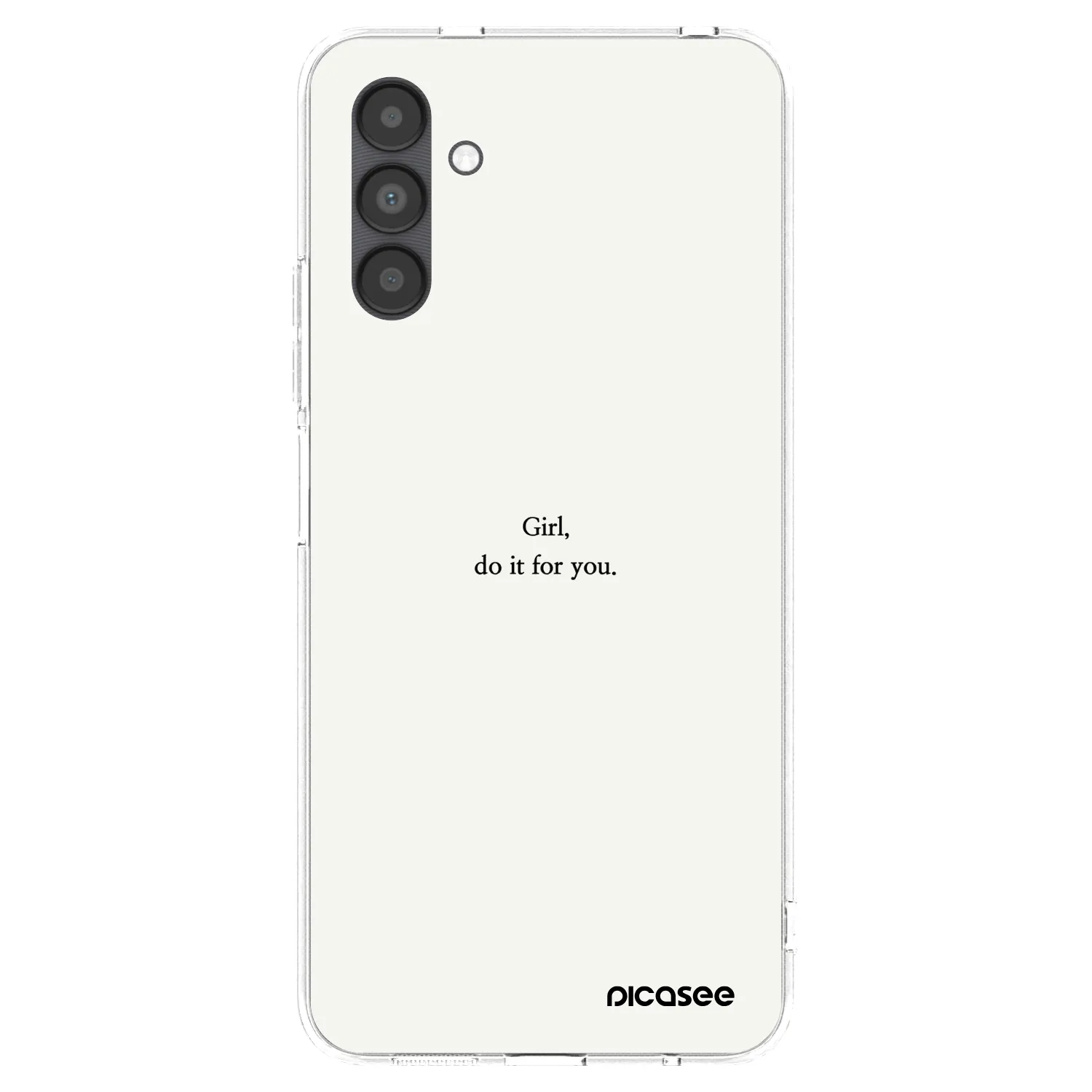 Picasee husă transparentă din silicon pentru Samsung Galaxy A04s A047F - Girl, do it for you