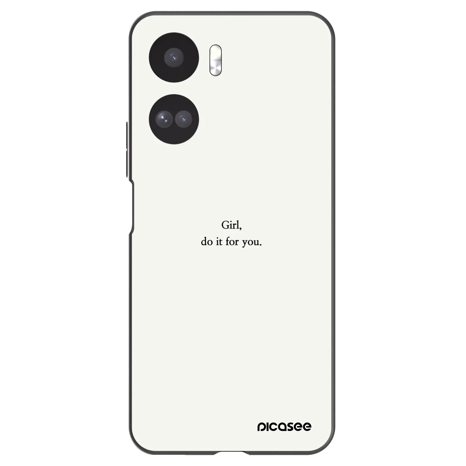 Picasee husă neagră din silicon pentru Honor 90 Lite 5G - Girl, do it for you
