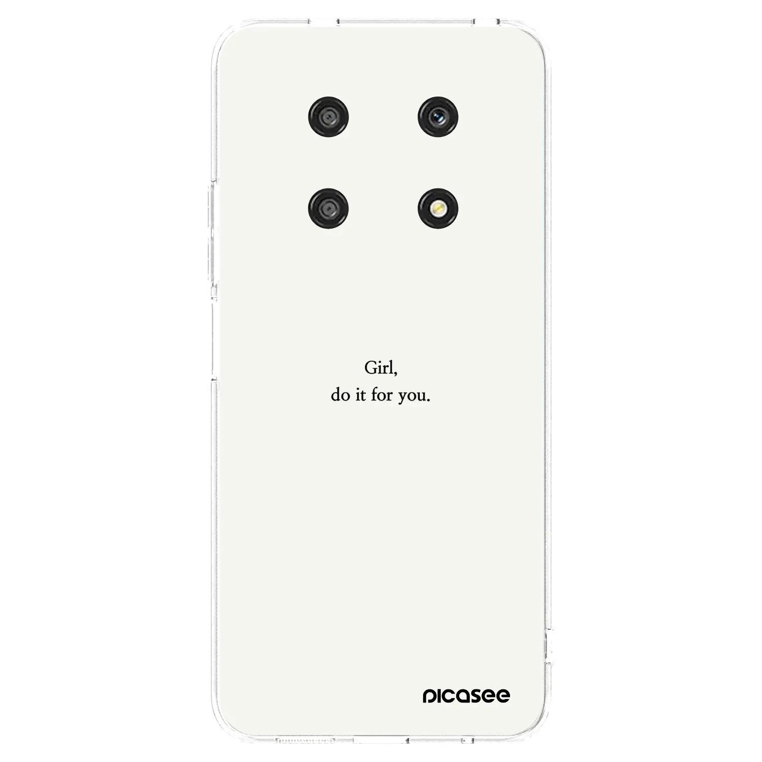 Picasee husă transparentă din silicon pentru Honor Magic4 Lite 5G - Girl, do it for you