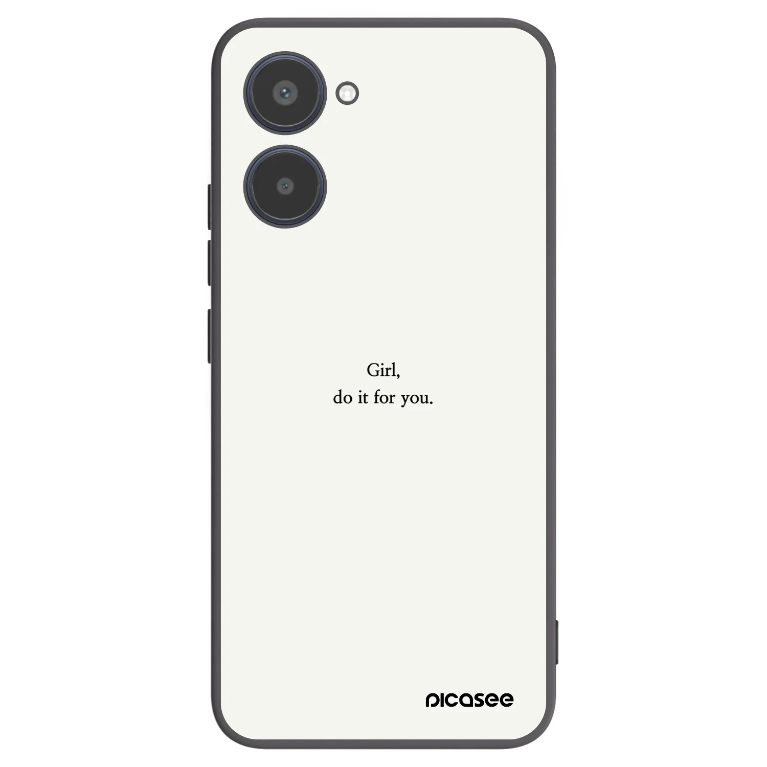 Picasee husă neagră din silicon pentru Realme 10 4G - Girl, do it for you