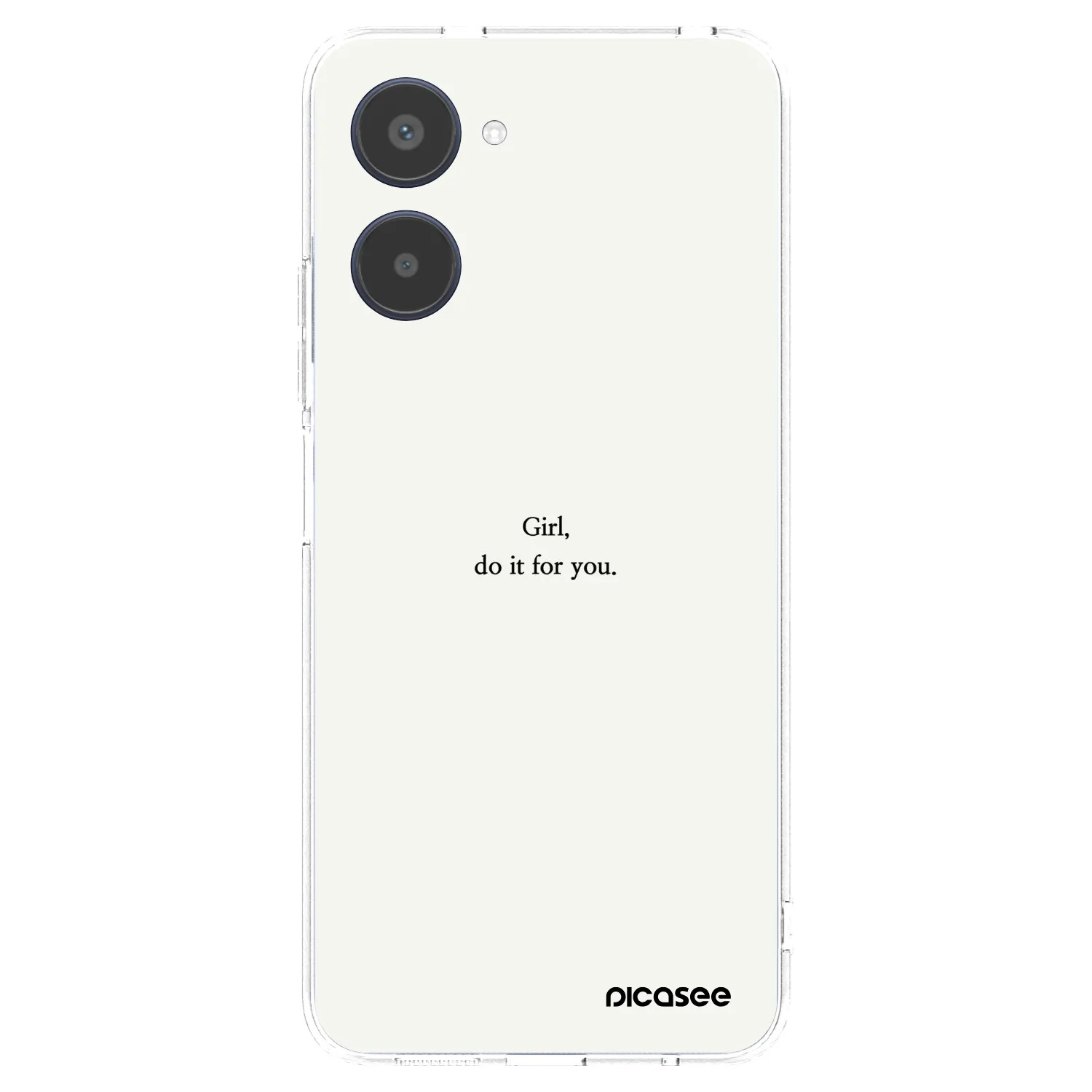 Picasee husă transparentă din silicon pentru Realme 10 4G - Girl, do it for you