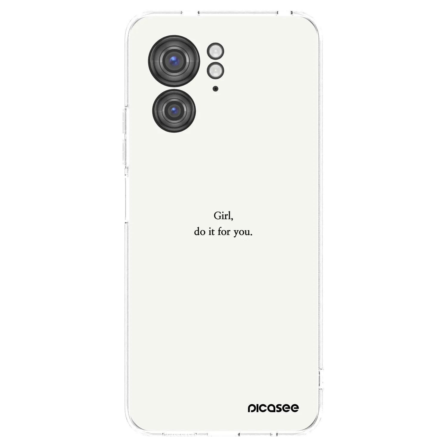 Picasee husă transparentă din silicon pentru Motorola Edge 40 - Girl, do it for you