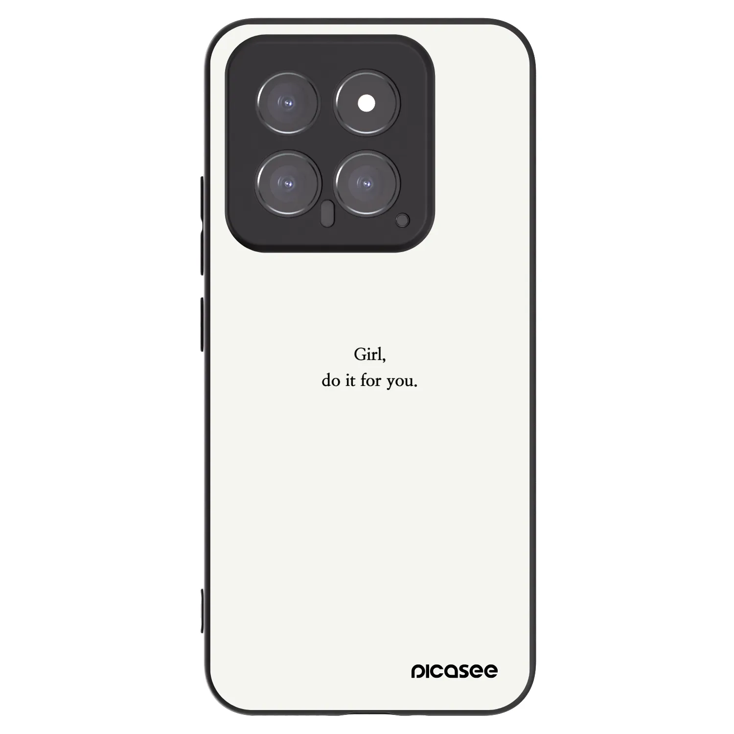 Picasee husă neagră din silicon pentru Xiaomi 14 - Girl, do it for you