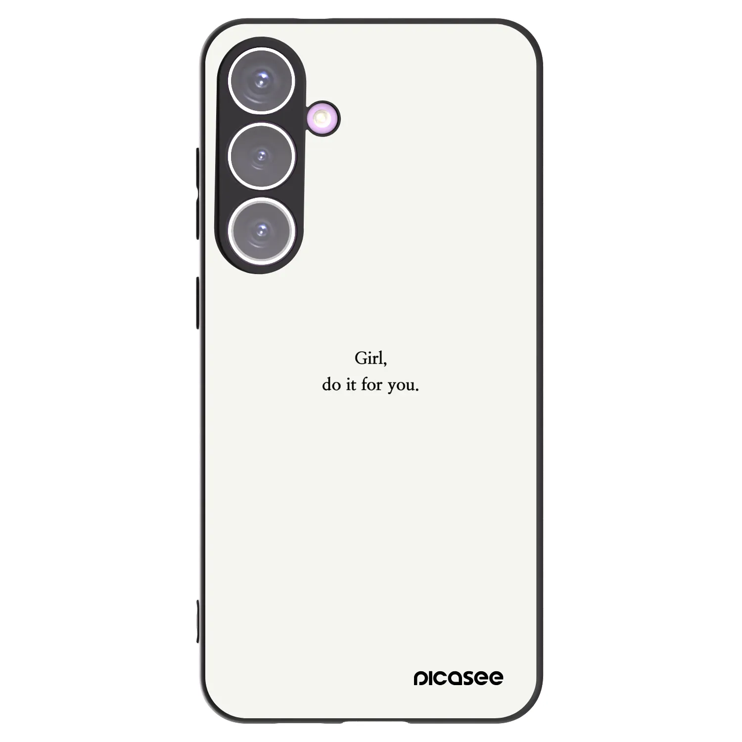 Picasee husă neagră din silicon pentru Samsung Galaxy S24+ S926B 5G - Girl, do it for you
