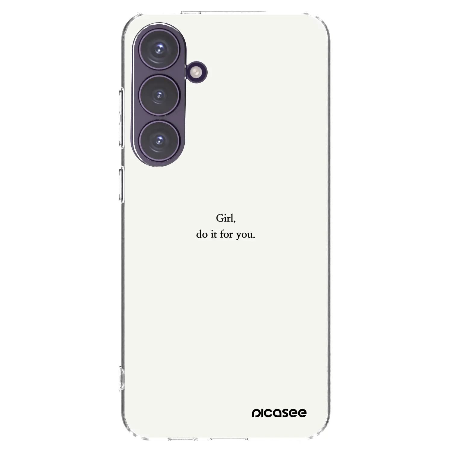 Picasee husă transparentă din silicon pentru Samsung Galaxy S24+ S926B 5G - Girl, do it for you