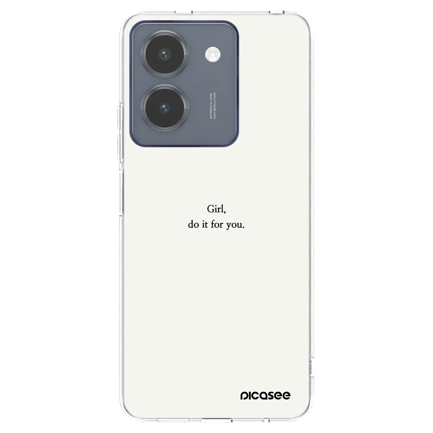 Picasee husă transparentă din silicon pentru Vivo Y36 4G - Girl, do it for you