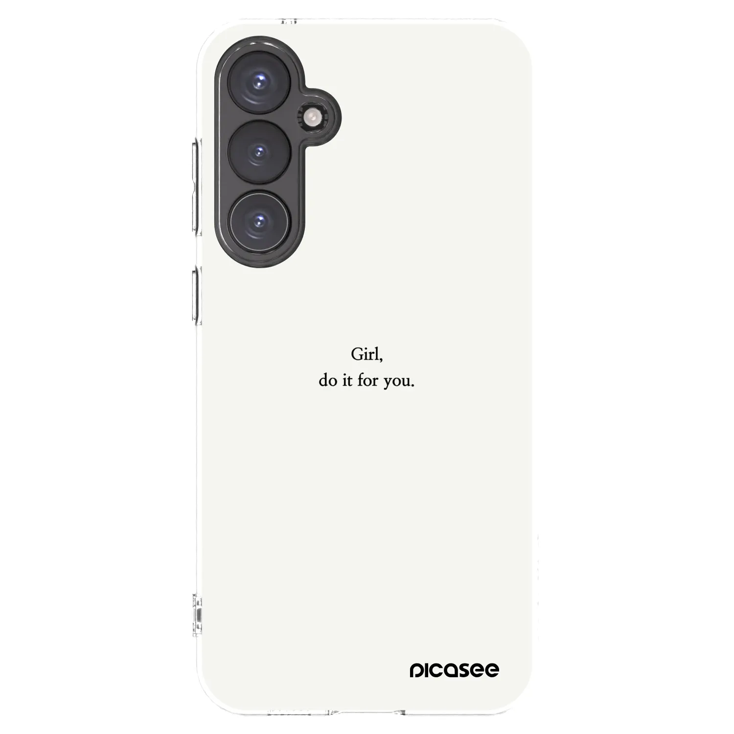 Picasee husă transparentă din silicon pentru Samsung Galaxy S23 FE S711B - Girl, do it for you