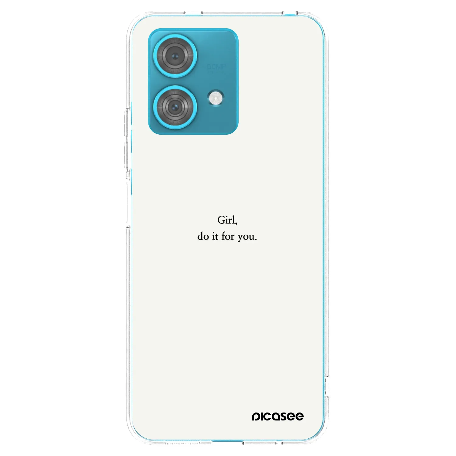 Picasee husă transparentă din silicon pentru Motorola Edge 40 Neo - Girl, do it for you