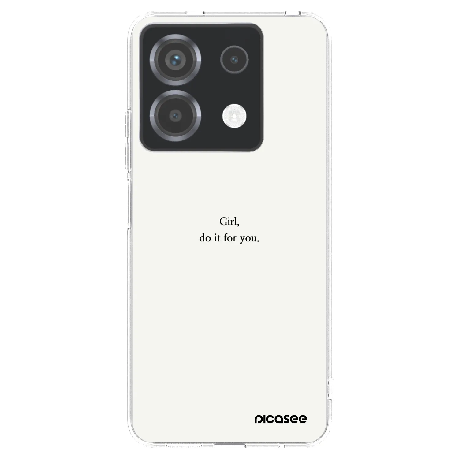 Picasee husă transparentă din silicon pentru Xiaomi Poco X6 - Girl, do it for you