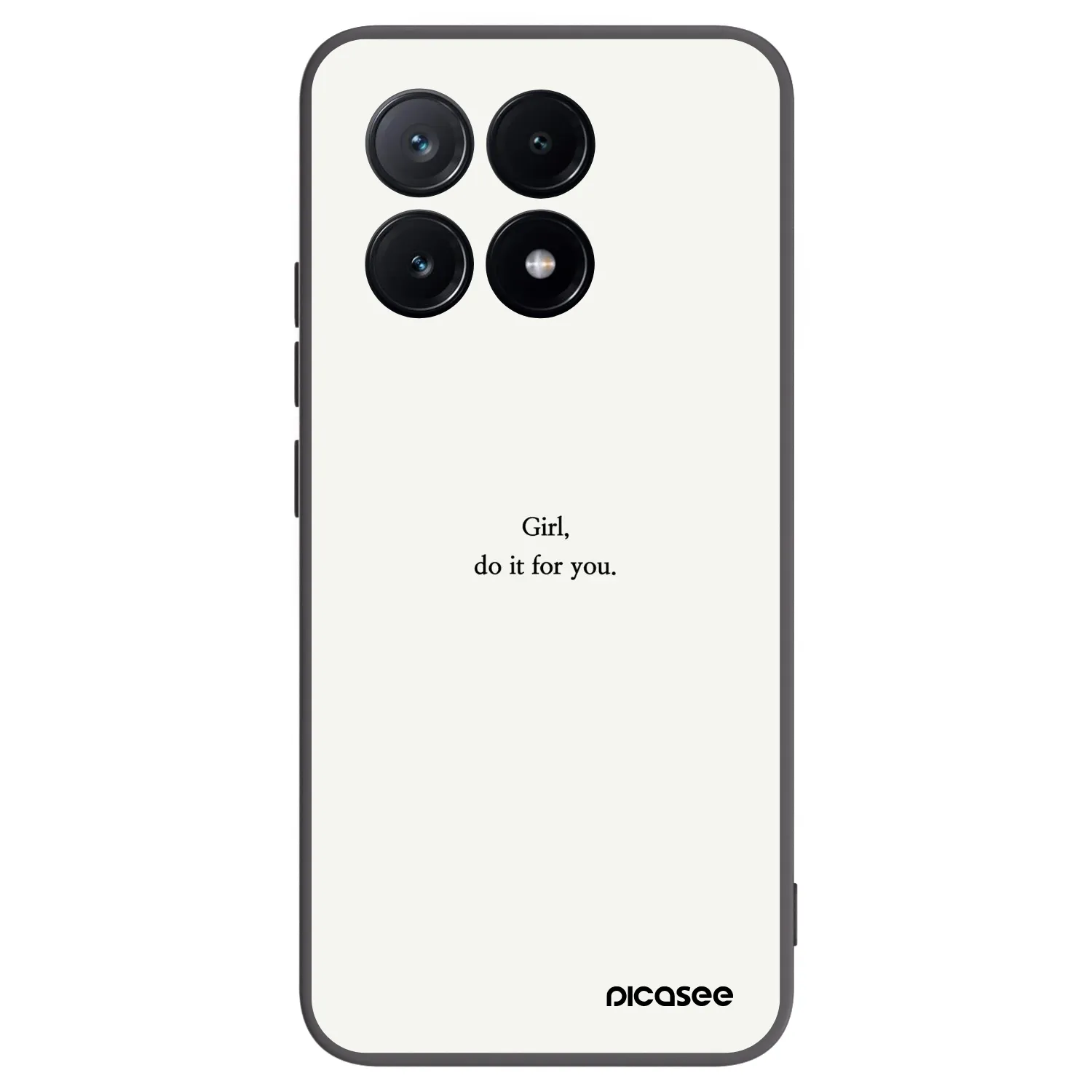 Picasee husă neagră din silicon pentru Xiaomi Poco X6 Pro - Girl, do it for you