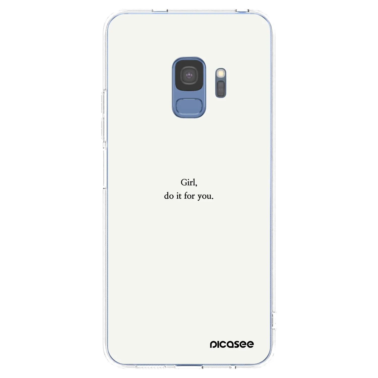 Picasee husă transparentă din silicon pentru Samsung Galaxy S9 G960F - Girl, do it for you