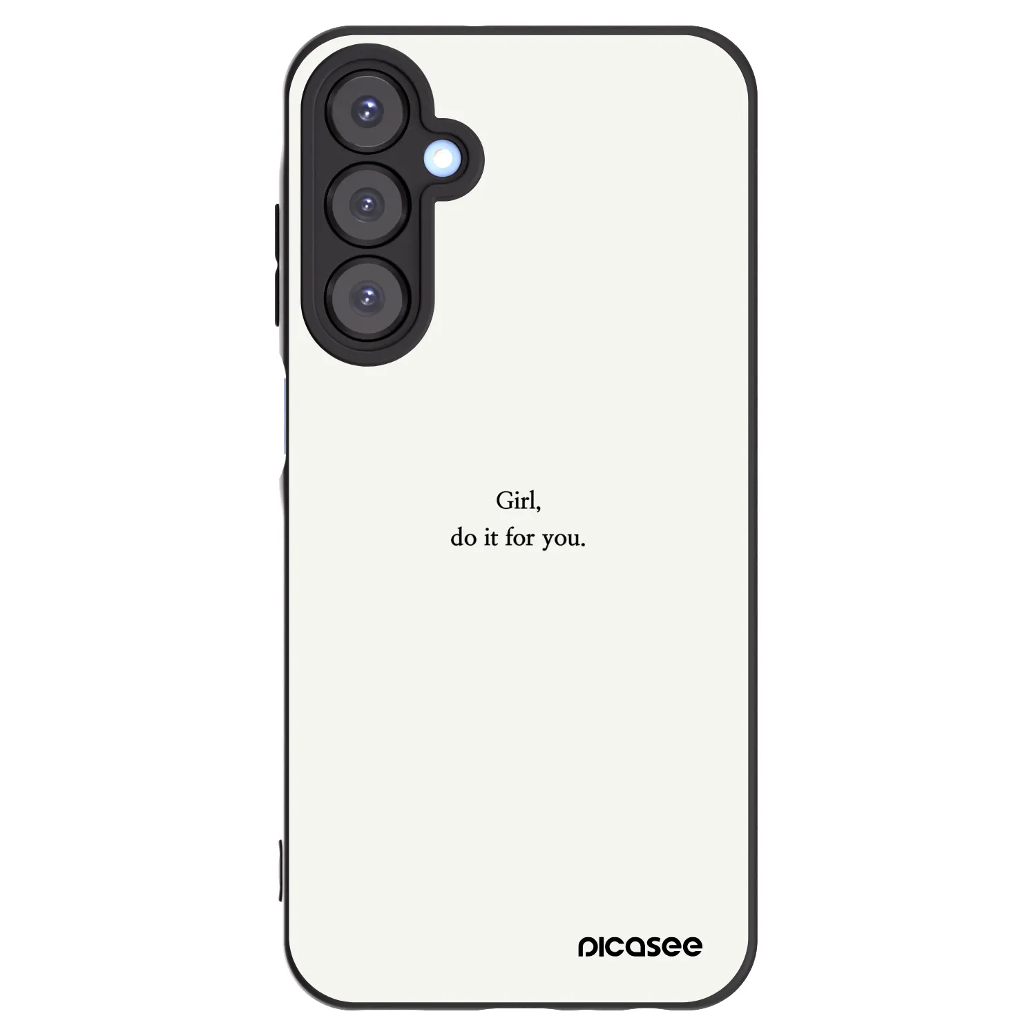 Picasee husă neagră din silicon pentru Samsung Galaxy A25 A256B 5G - Girl, do it for you