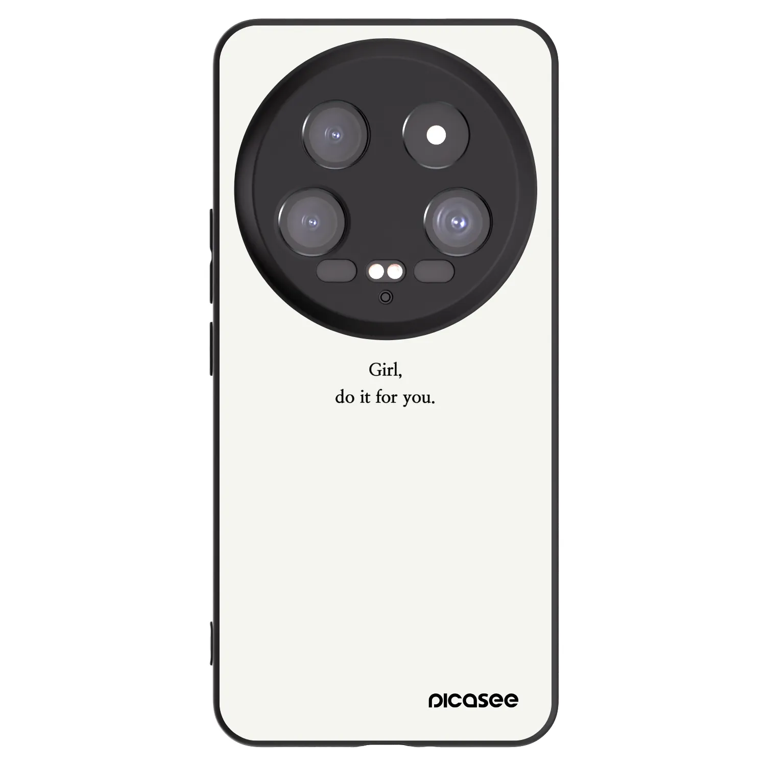 Picasee husă neagră din silicon pentru Xiaomi 14 Ultra - Girl, do it for you