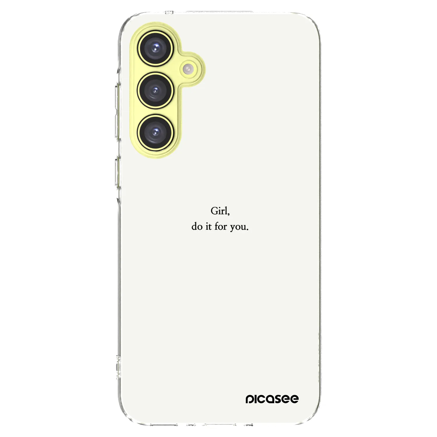 Picasee husă transparentă din silicon pentru Samsung Galaxy A35 5G A356B - Girl, do it for you