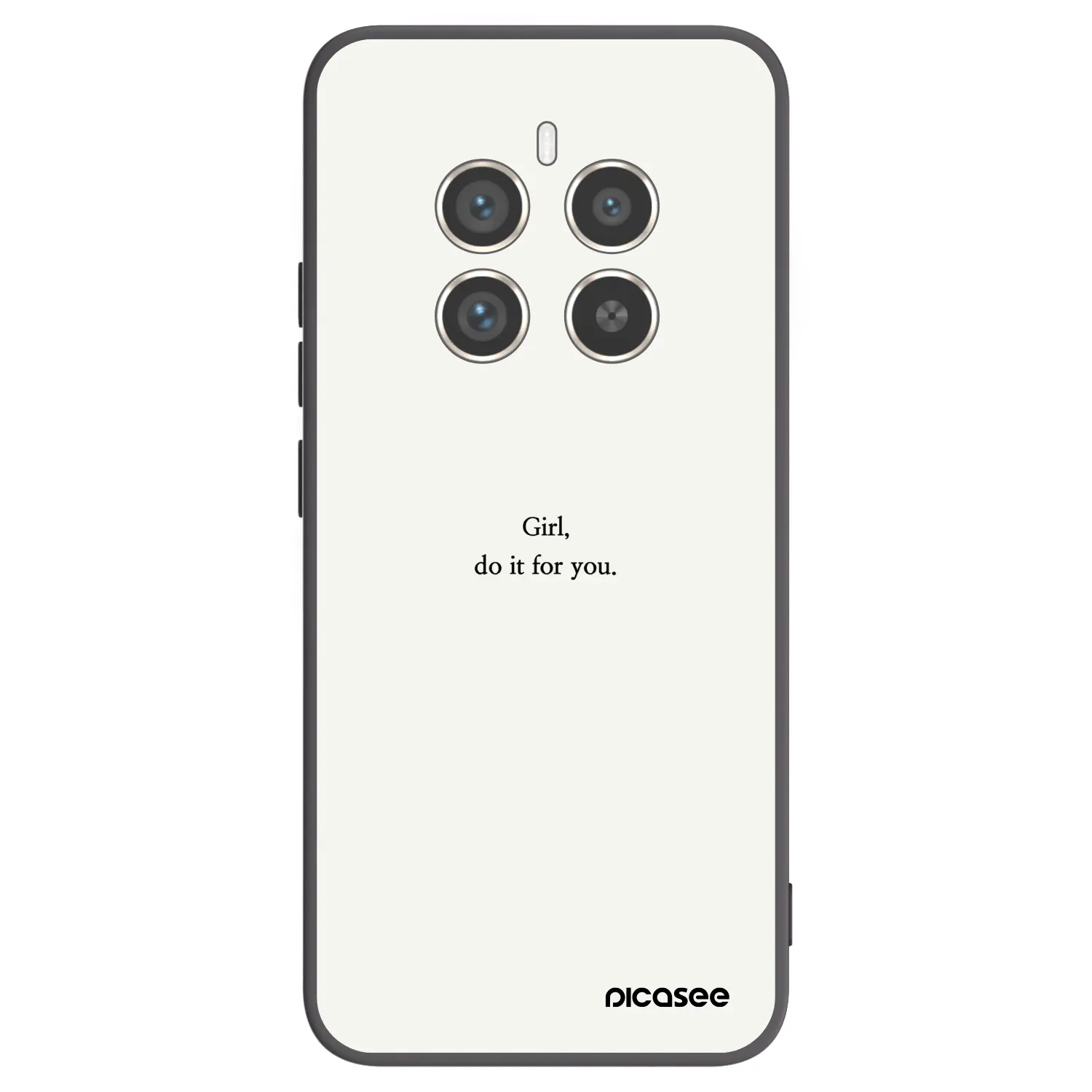 Picasee husă neagră din silicon pentru Realme 12 Pro 5G - Girl, do it for you
