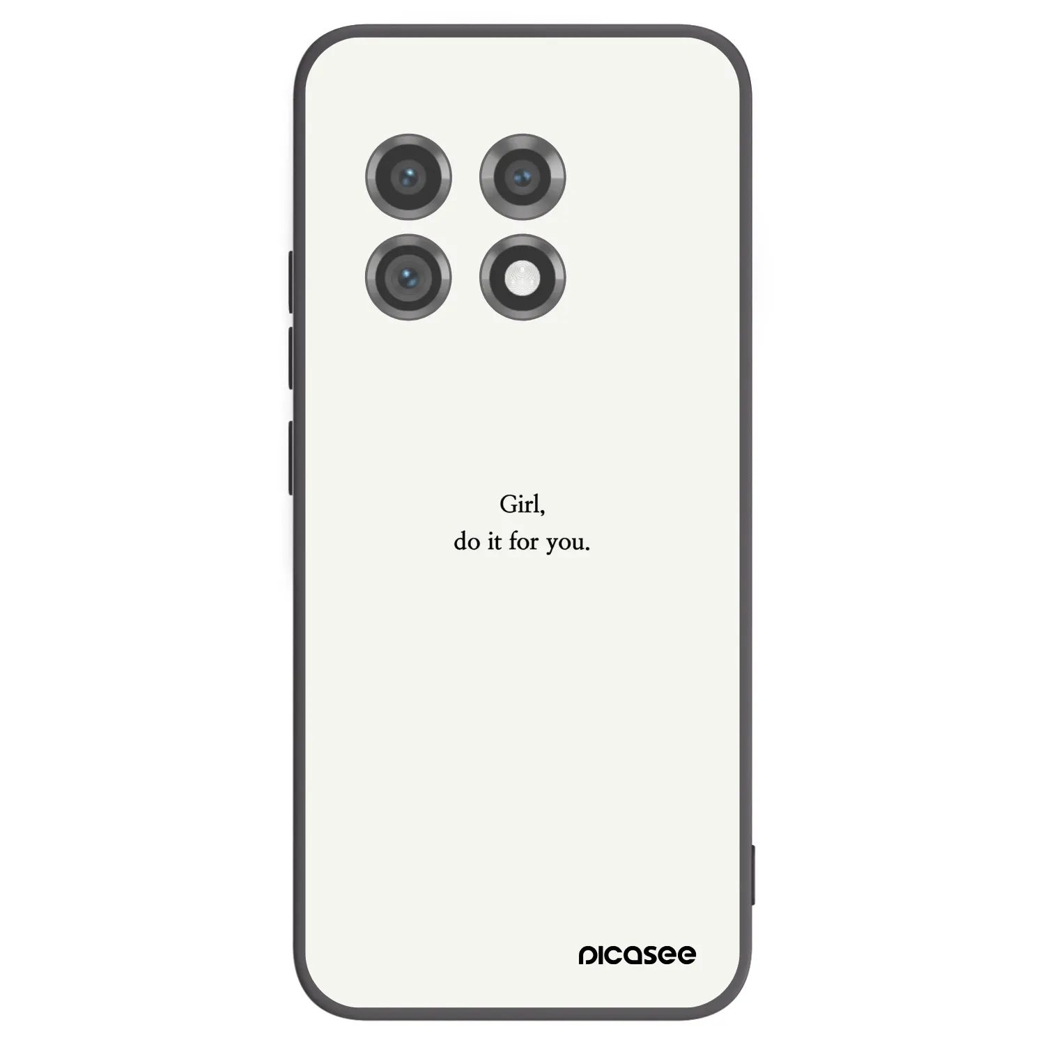 Picasee husă neagră din silicon pentru OnePlus 11 5G - Girl, do it for you