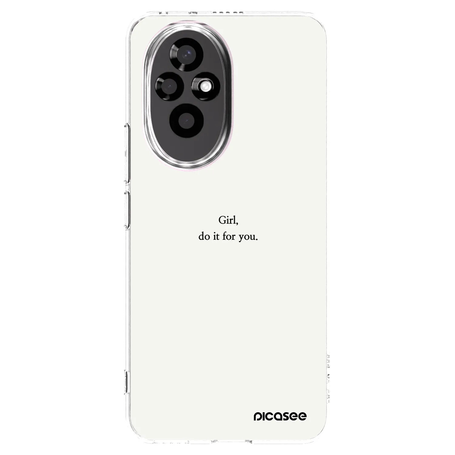 Picasee husă transparentă din silicon pentru Honor 200 Pro 5G - Girl, do it for you