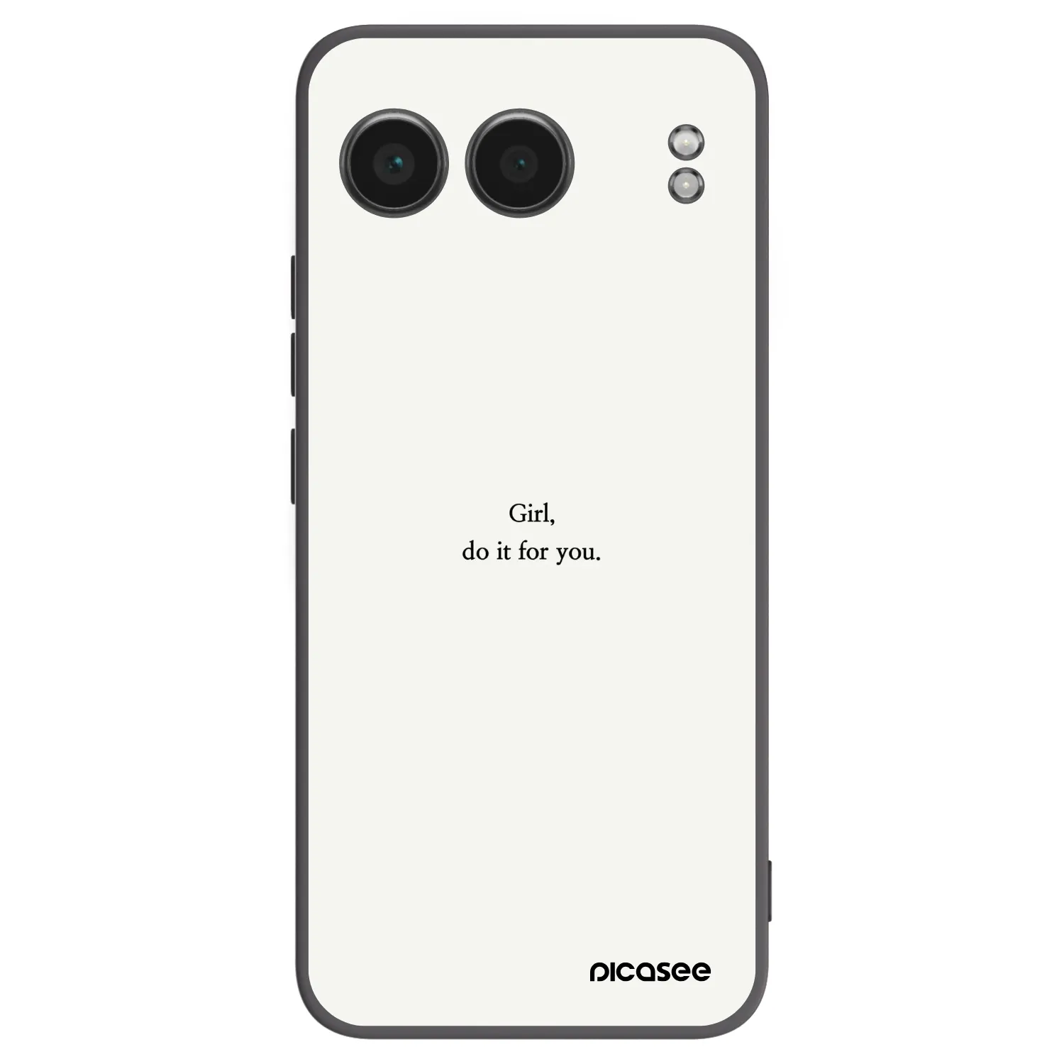 Picasee husă neagră din silicon pentru OnePlus Nord 4 - Girl, do it for you