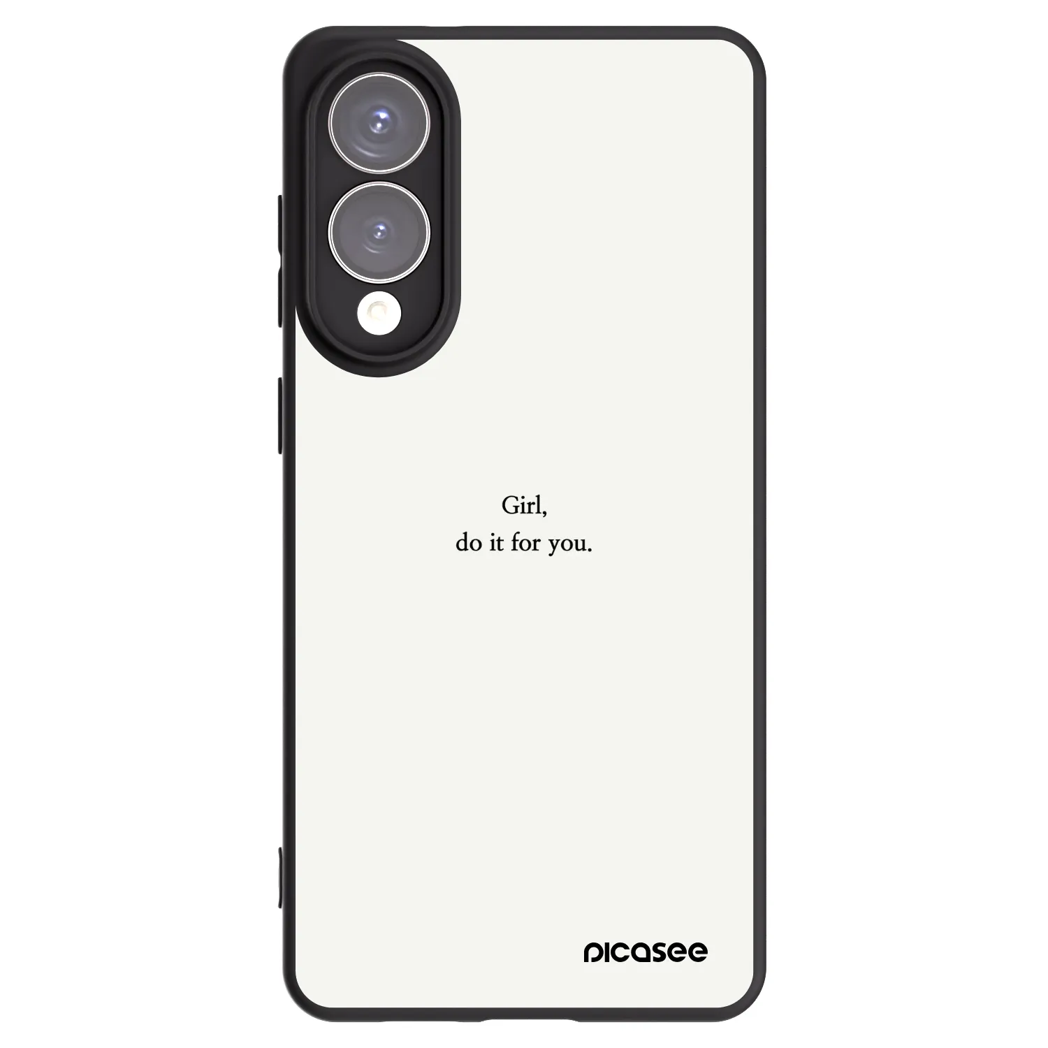 Picasee husă neagră din silicon pentru Samsung Galaxy S25 Edge 5G - Girl, do it for you