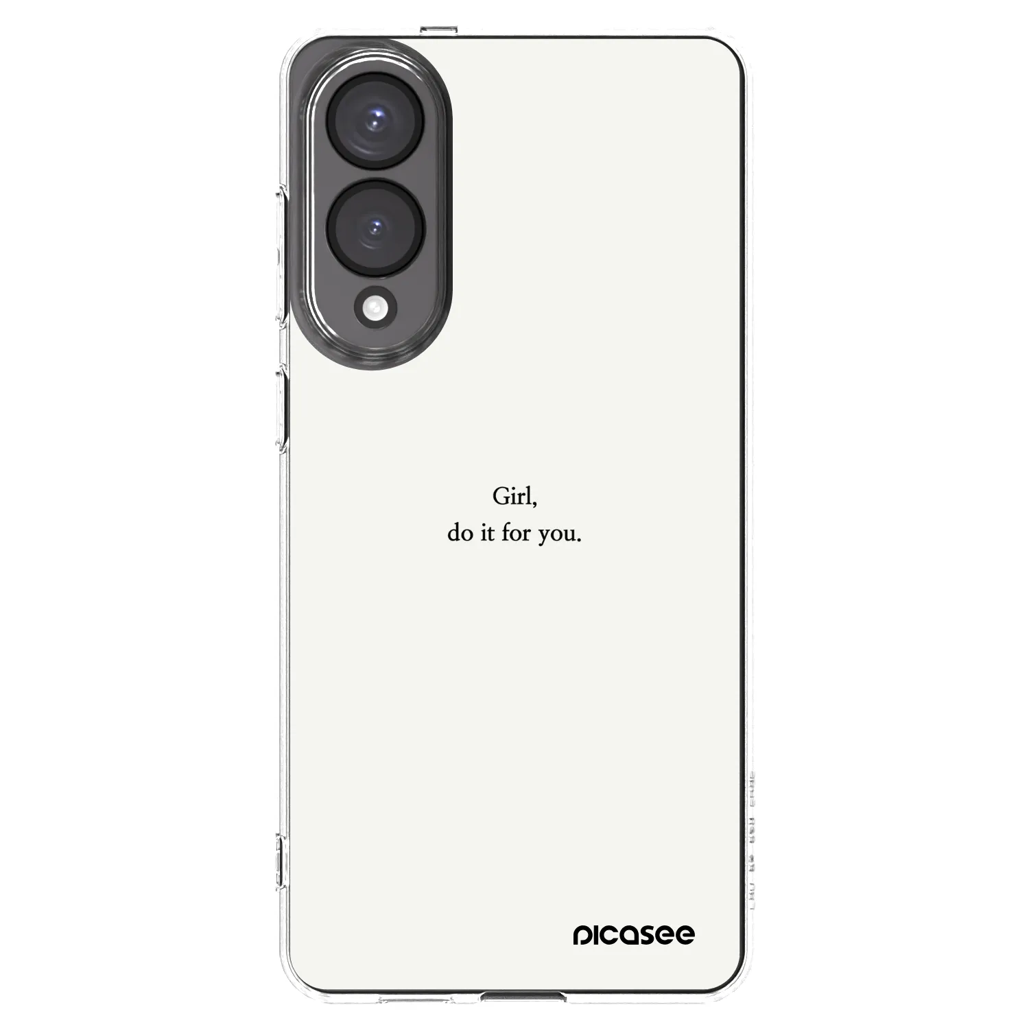 Picasee husă transparentă din silicon pentru Samsung Galaxy S25 Edge 5G - Girl, do it for you