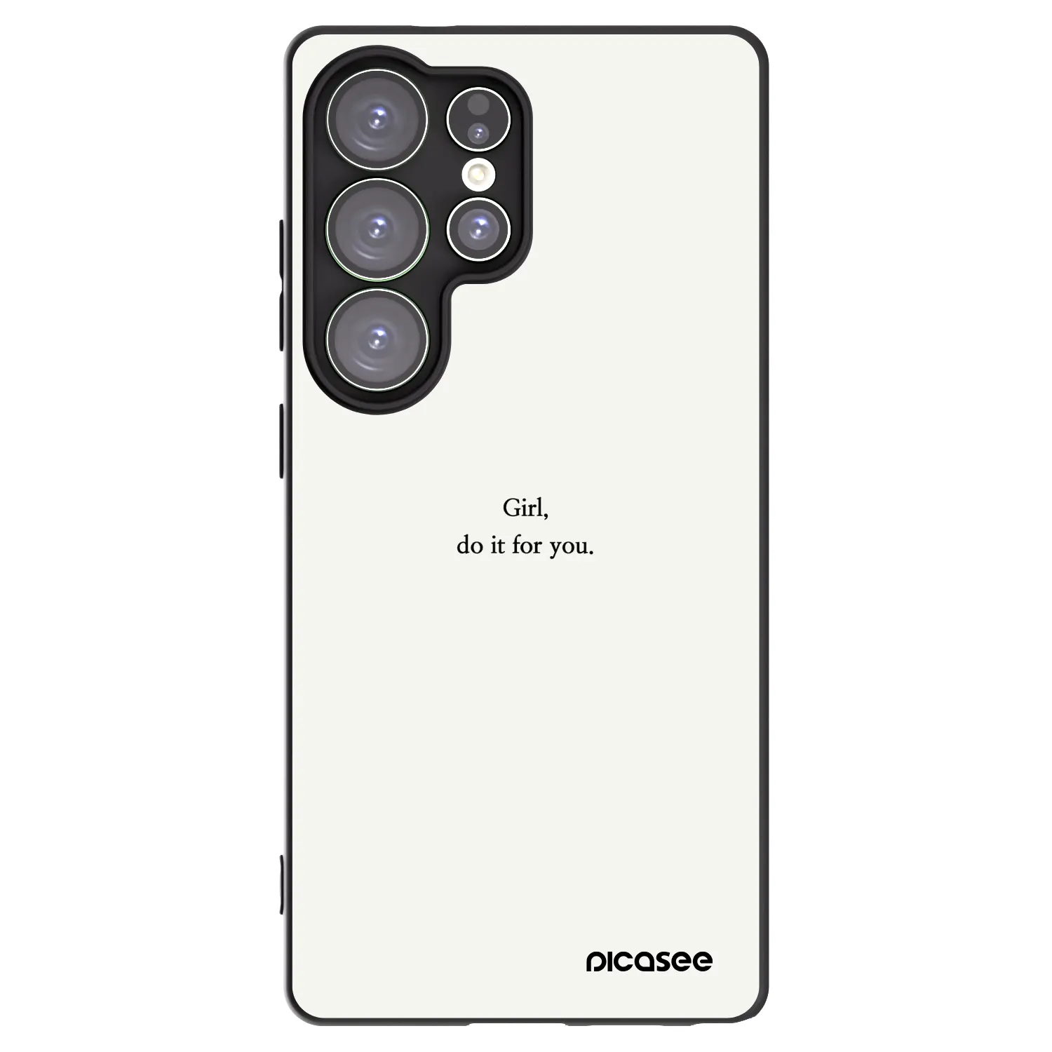 Picasee husă neagră din silicon pentru Samsung Galaxy S25 Ultra 5G - Girl, do it for you