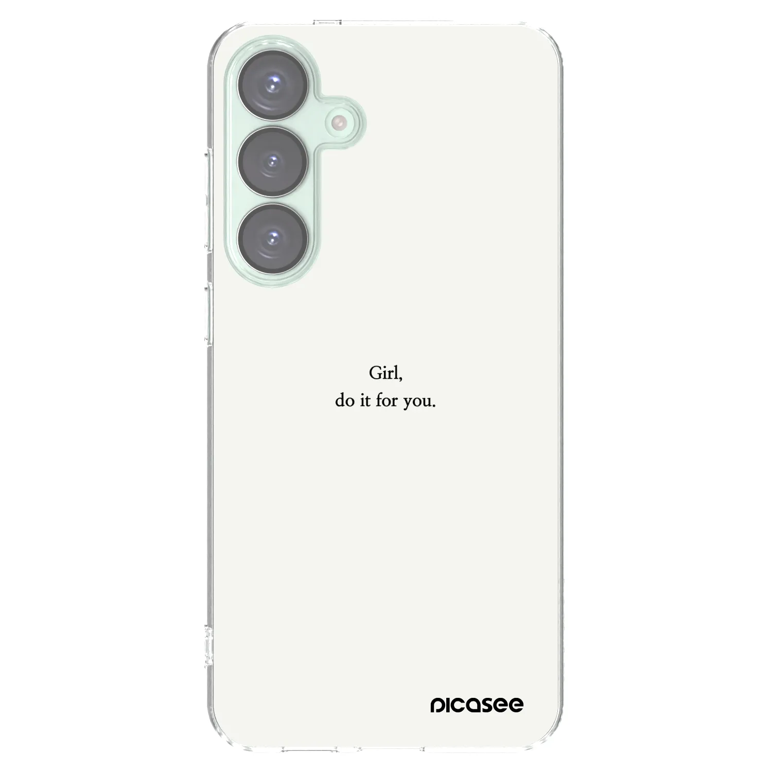 Picasee husă transparentă din silicon pentru Samsung Galaxy S25+ 5G - Girl, do it for you