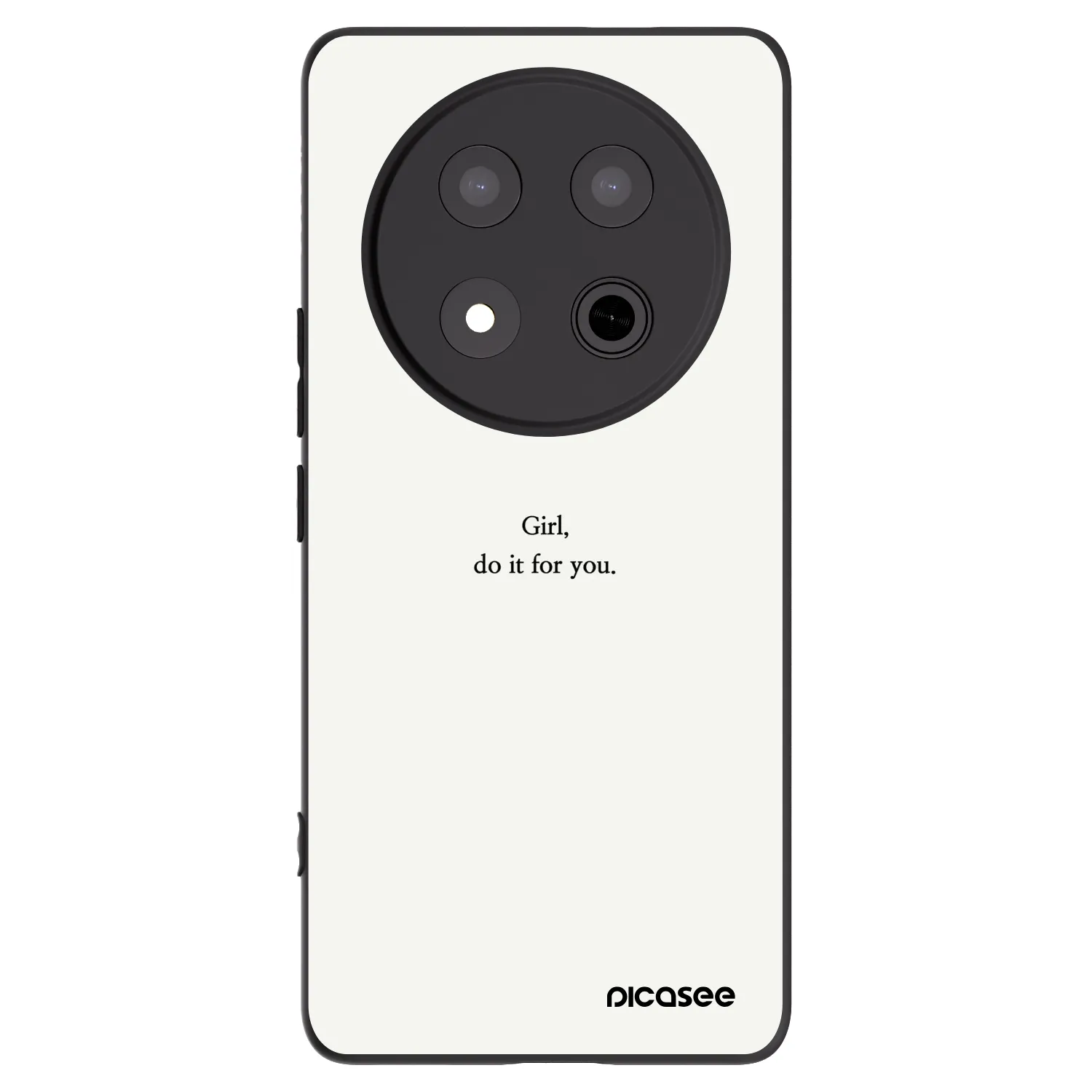 Picasee husă neagră din silicon pentru Honor Magic7 Lite 5G - Girl, do it for you