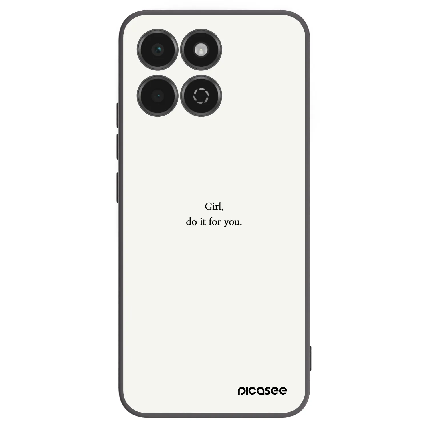 Picasee husă neagră din silicon pentru Honor 200 Smart 5G - Girl, do it for you