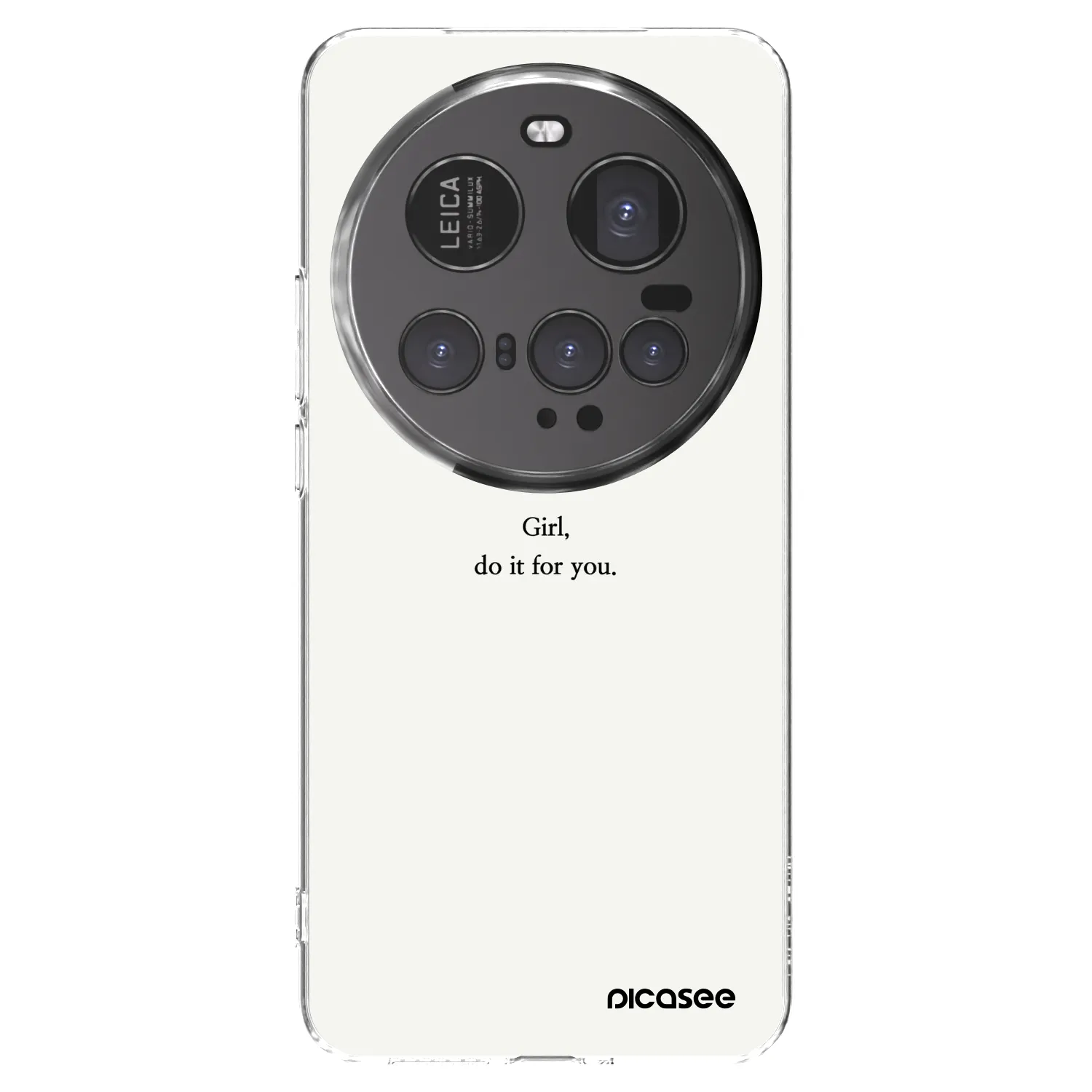 Picasee husă transparentă din silicon pentru Xiaomi 15 Ultra - Girl, do it for you